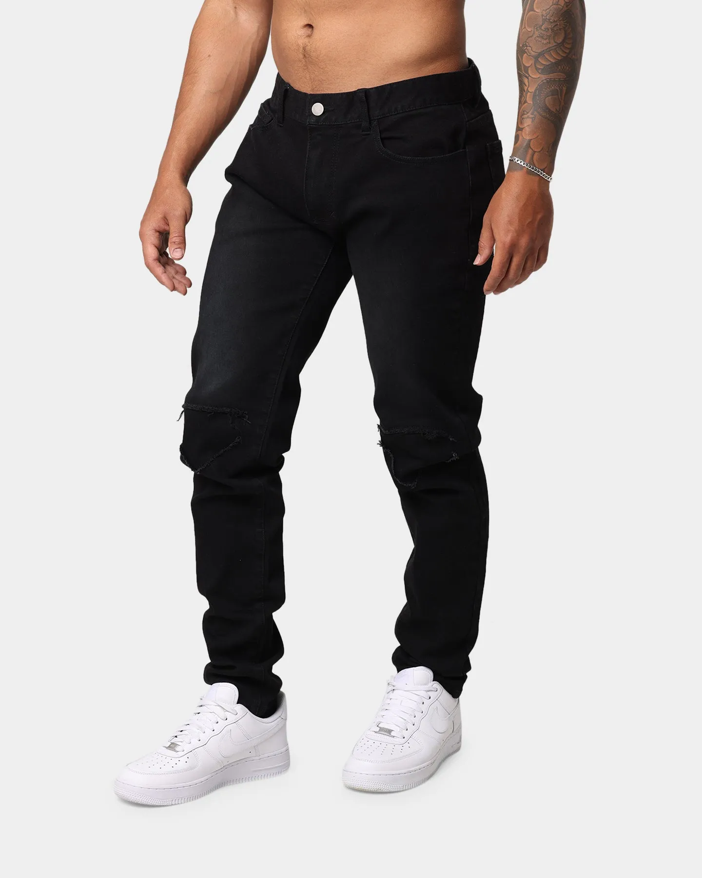 EN ES Vortex X13 Denim Jeans Washed Black