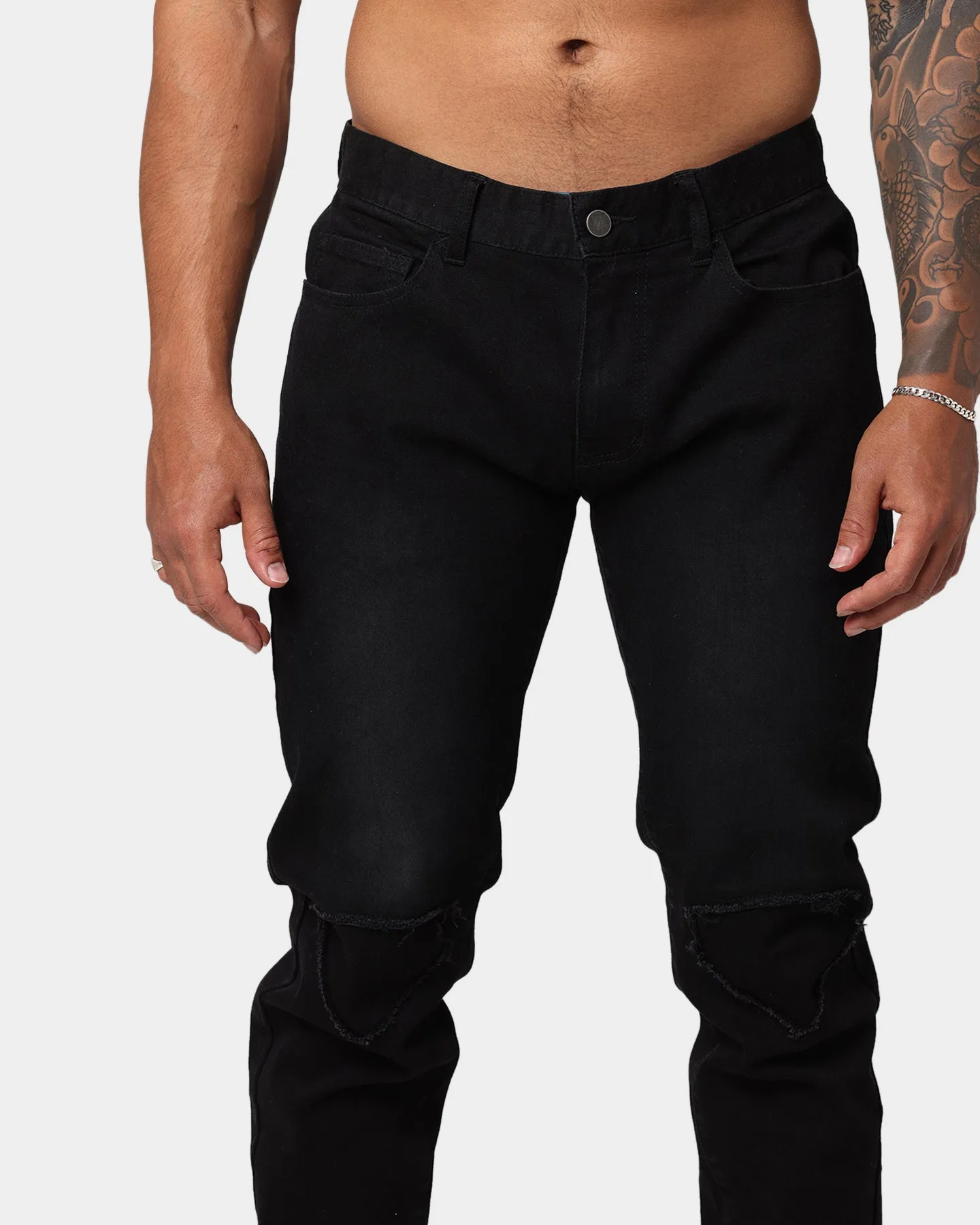 EN ES Vortex X13 Denim Jeans Washed Black