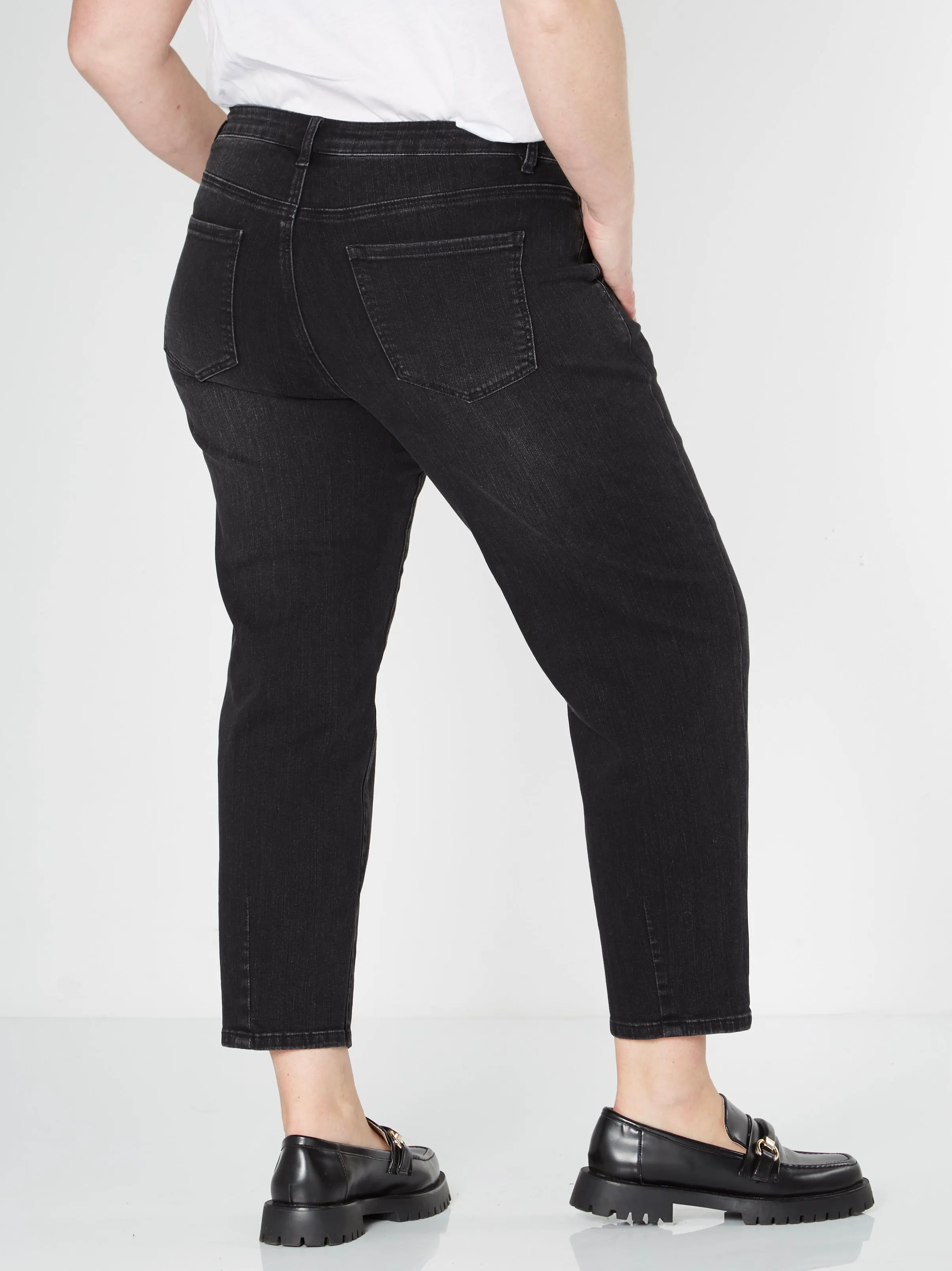 FIA BAGGY JEANS - Black Denim