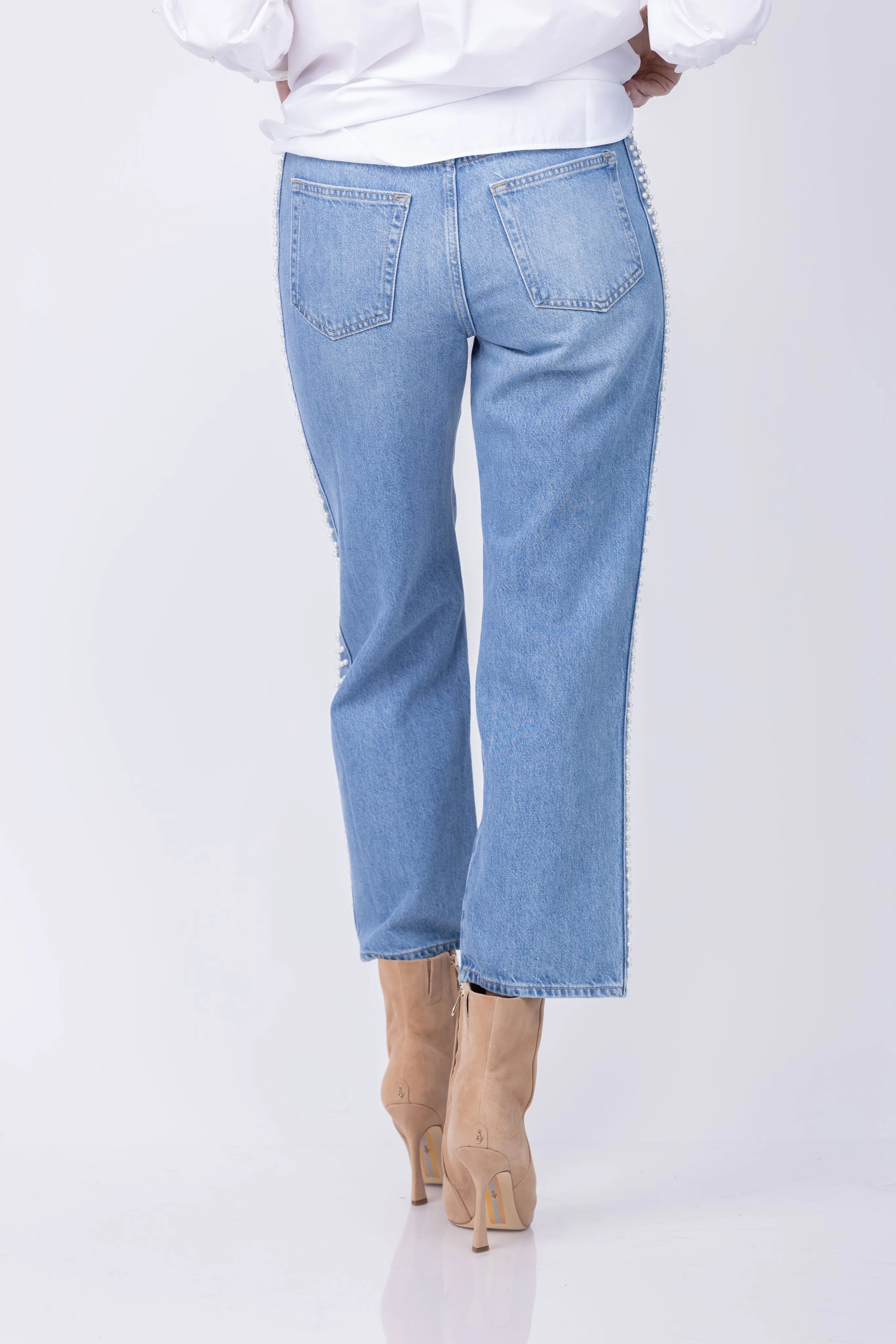 Frame Atelier Le Jane Crop Jeans in Daylight Pearl