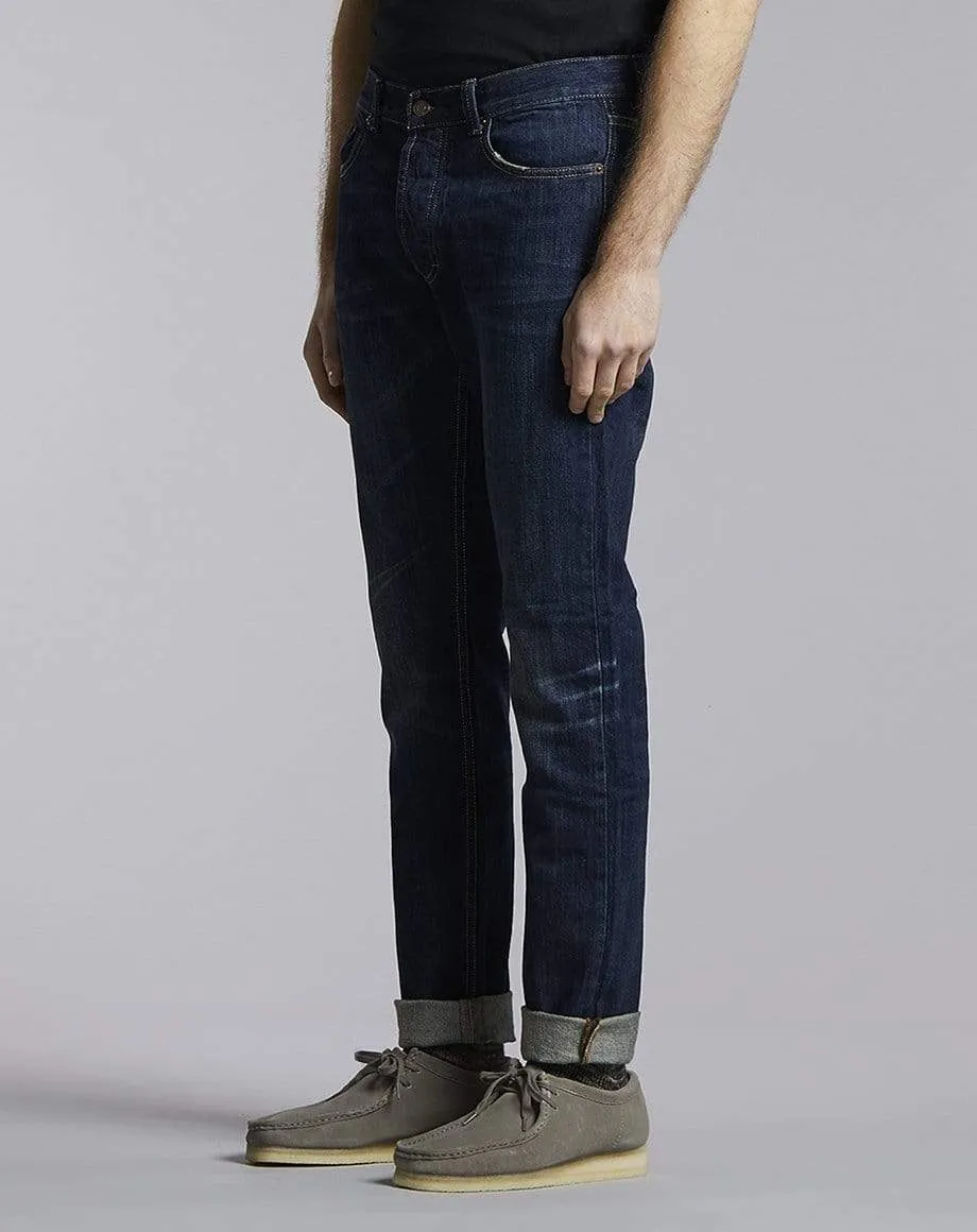 Gonzo Iniko Regular Denim Jean | Dark Indigo Vintage Wash