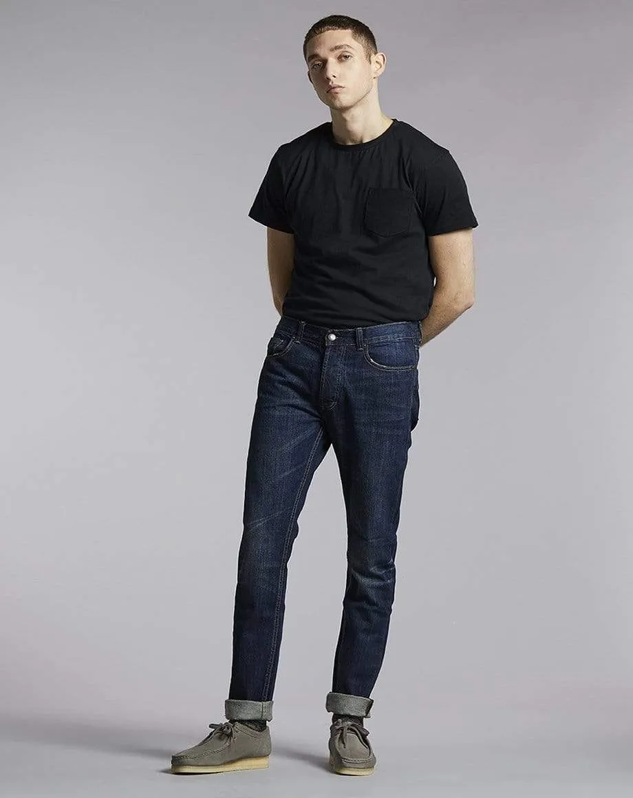 Gonzo Iniko Regular Denim Jean | Dark Indigo Vintage Wash