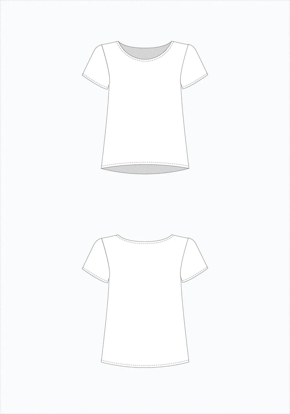 Grainline Studio Scout Tee Size 0-18