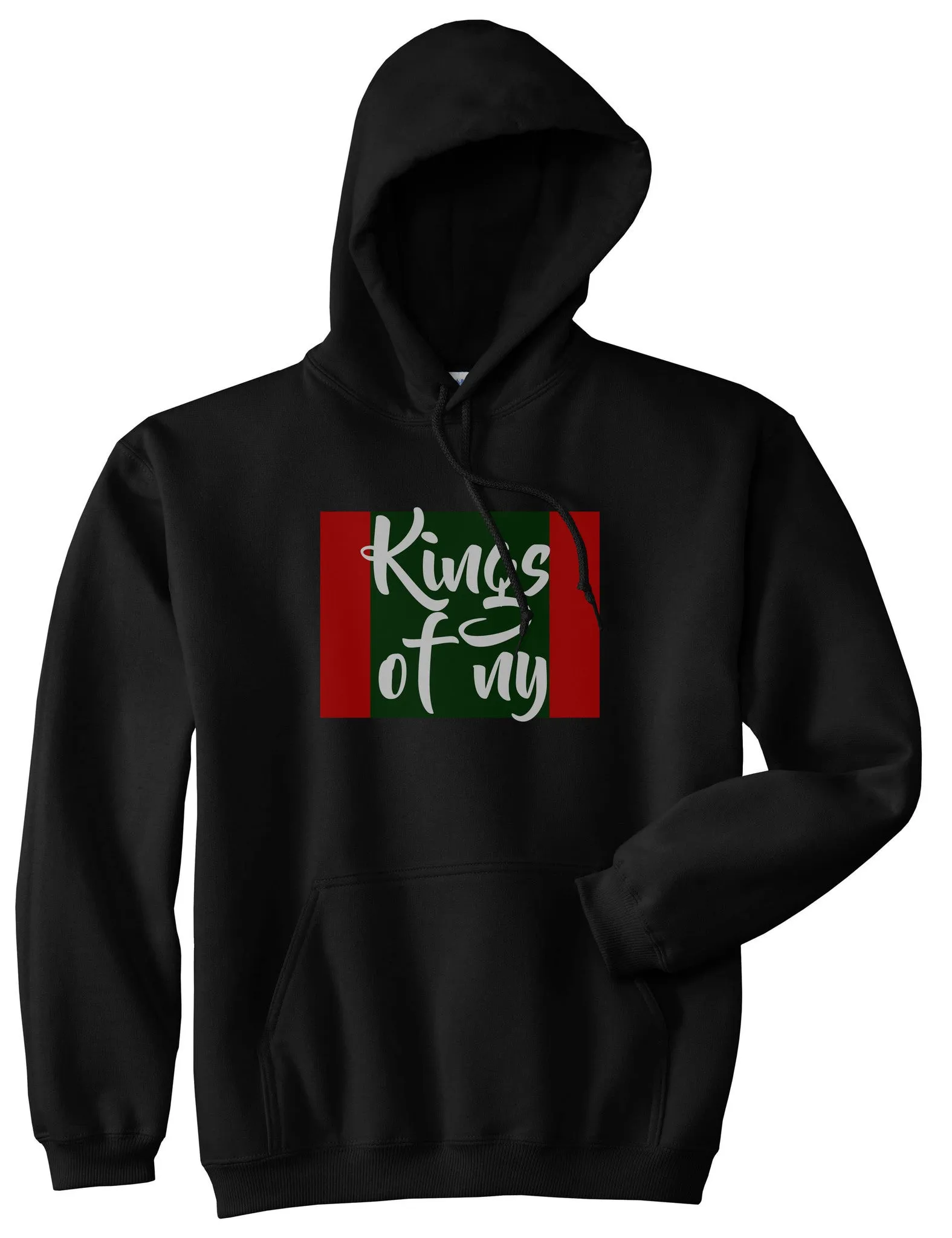 Green Red Banner Logo Pullover Hoodie