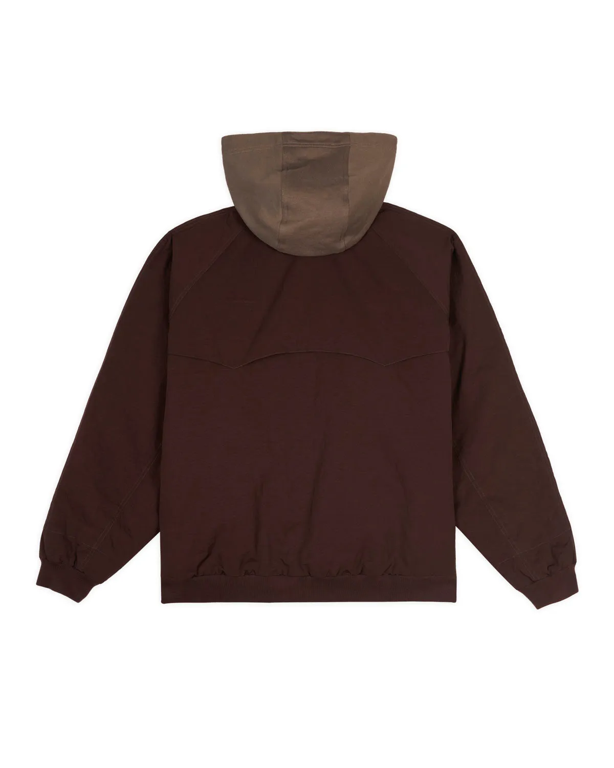 Hooded Flight Jacket - Chocolate