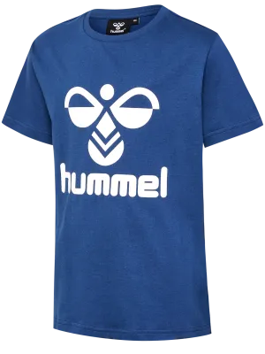 Hummel Kids&#x27; hmlTRES T-Shirt Short Sleeve Dark Denim | Buy Hummel Kids&#x27; hmlTRES T-Shirt Short Sleeve Dark Denim here | Outnorth