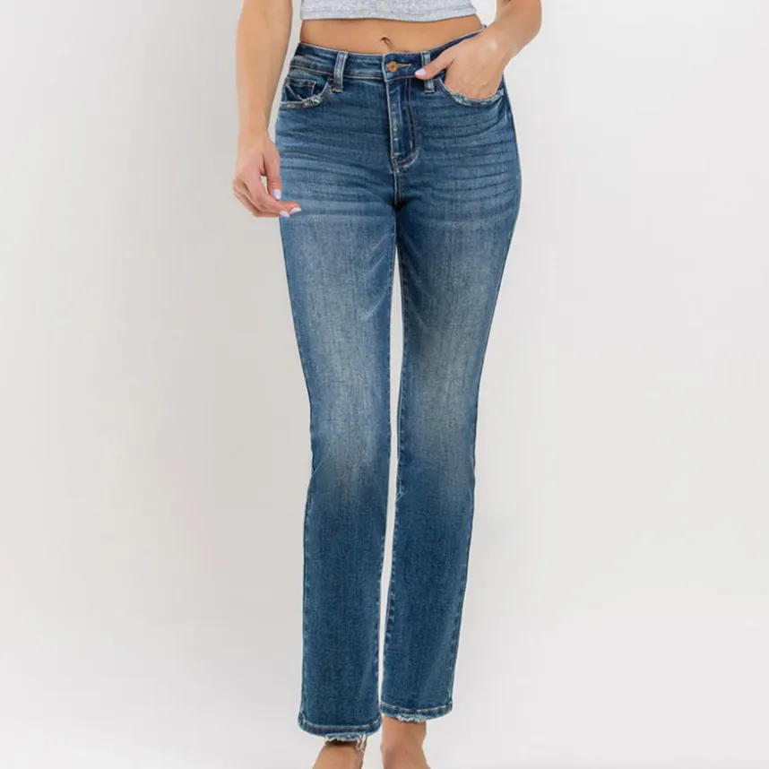 In the Moonlight Slim Straight Medium Wash Jeans