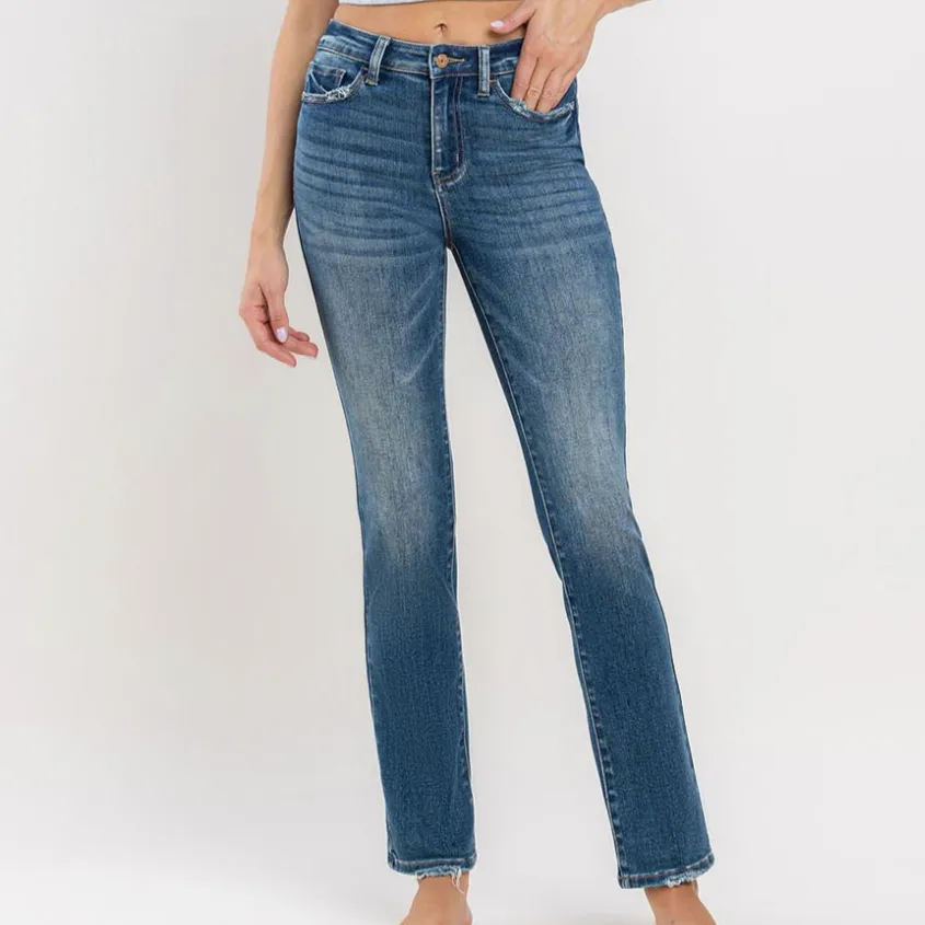 In the Moonlight Slim Straight Medium Wash Jeans