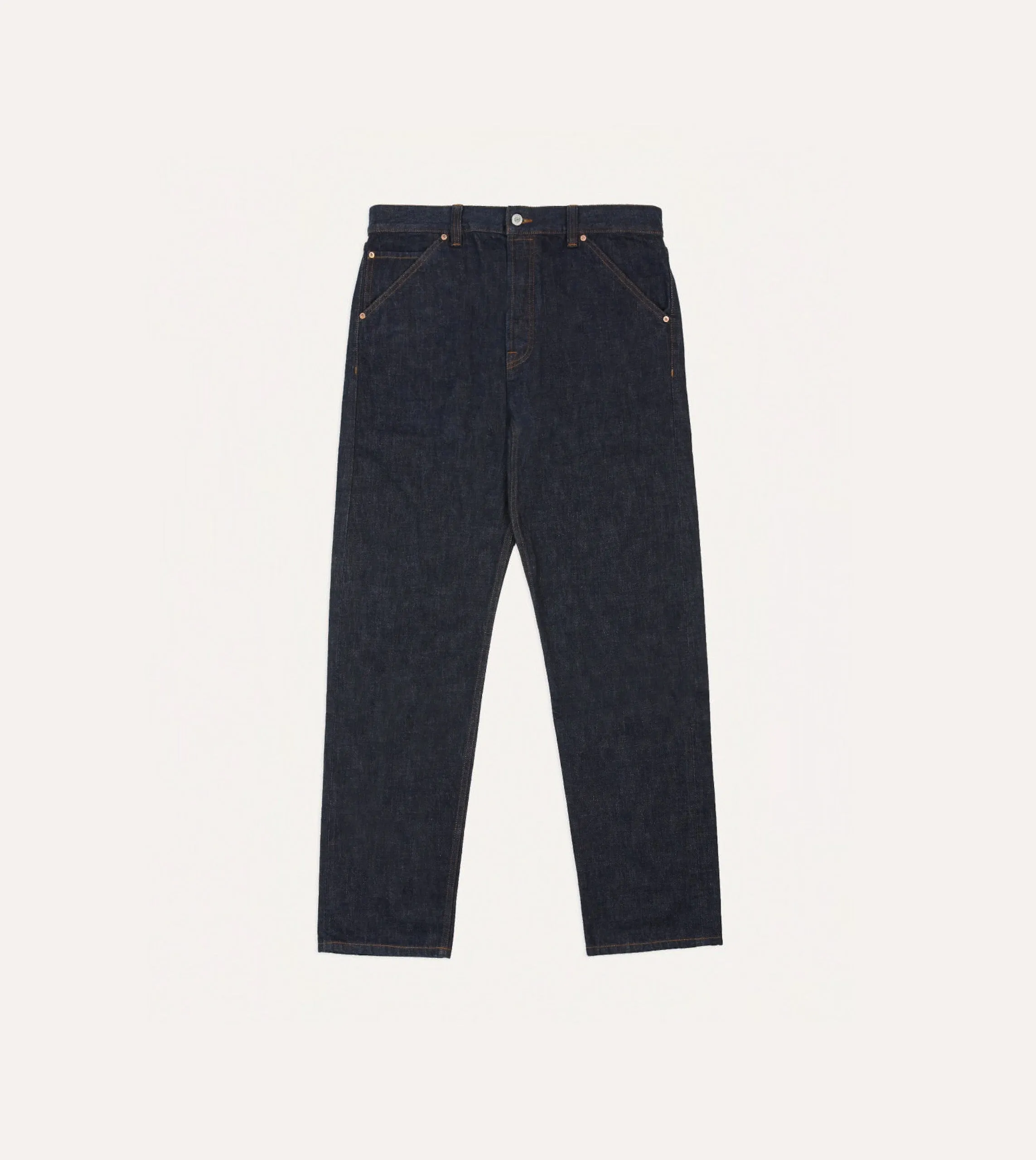 Indigo Rinse 14.2oz Japanese Selvedge Denim Five-Pocket Jeans