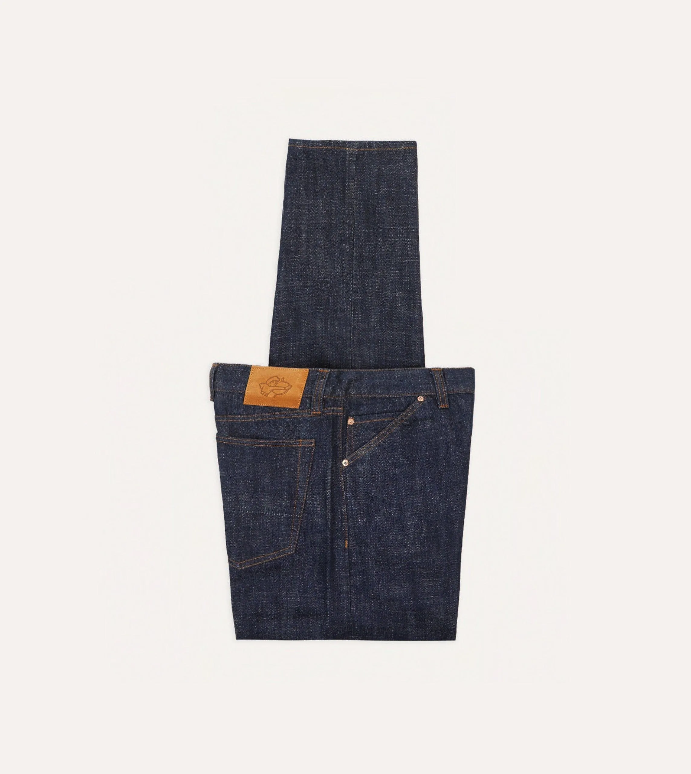 Indigo Rinse 15.5oz Japanese Selvedge Denim Five-Pocket Jeans