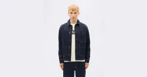 Jacket Thinking MU Dark Clean Denim Gus Jacket