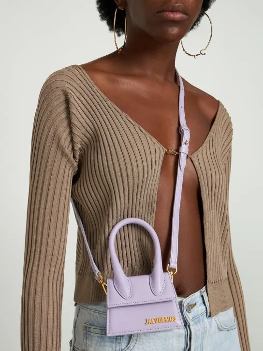 Jacquemus   Le Chiquito leather top handle bag 