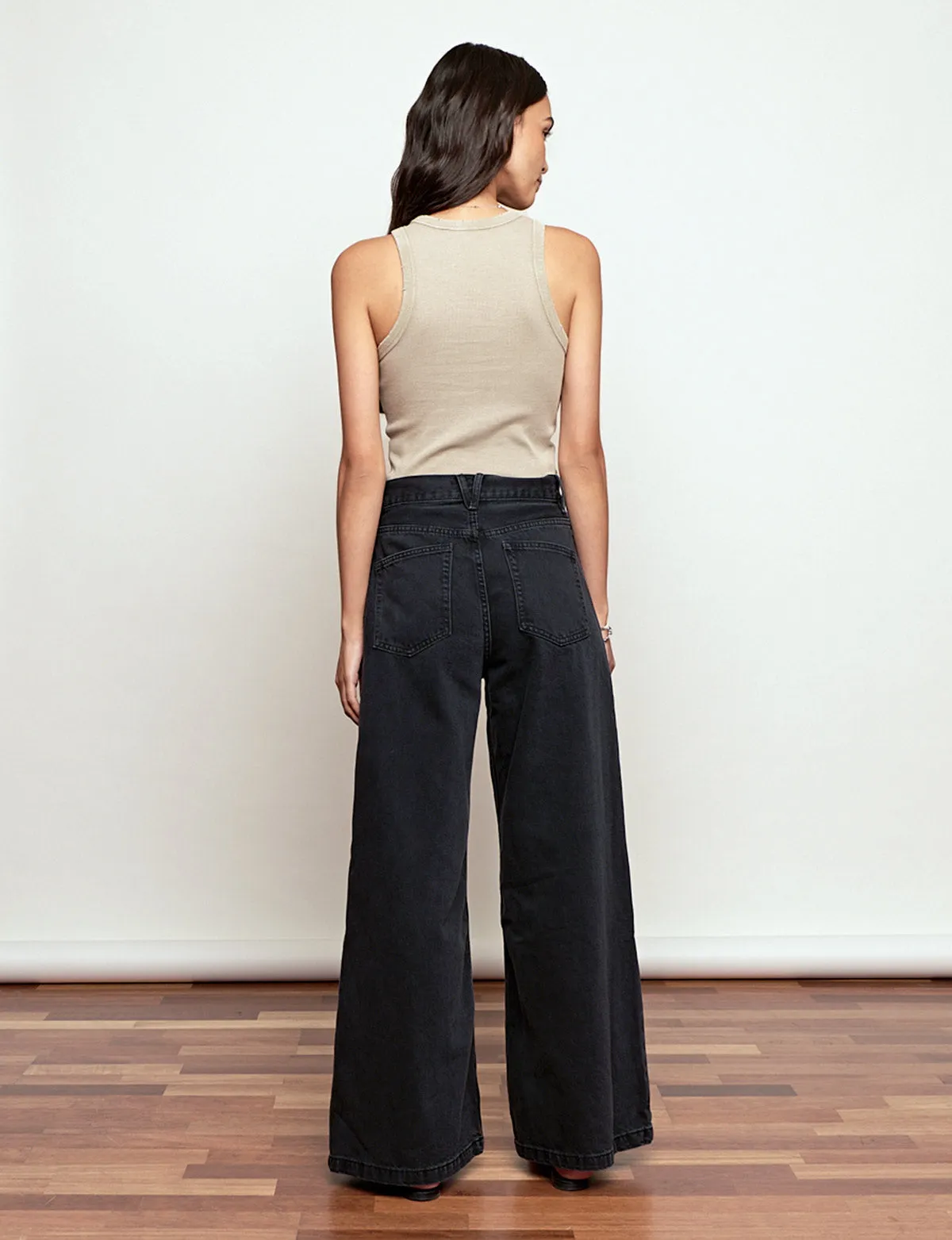 Jane Faded Wide Leg Jeans