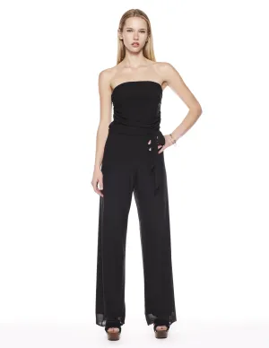 Japan Jumpsuit- Black Mesh