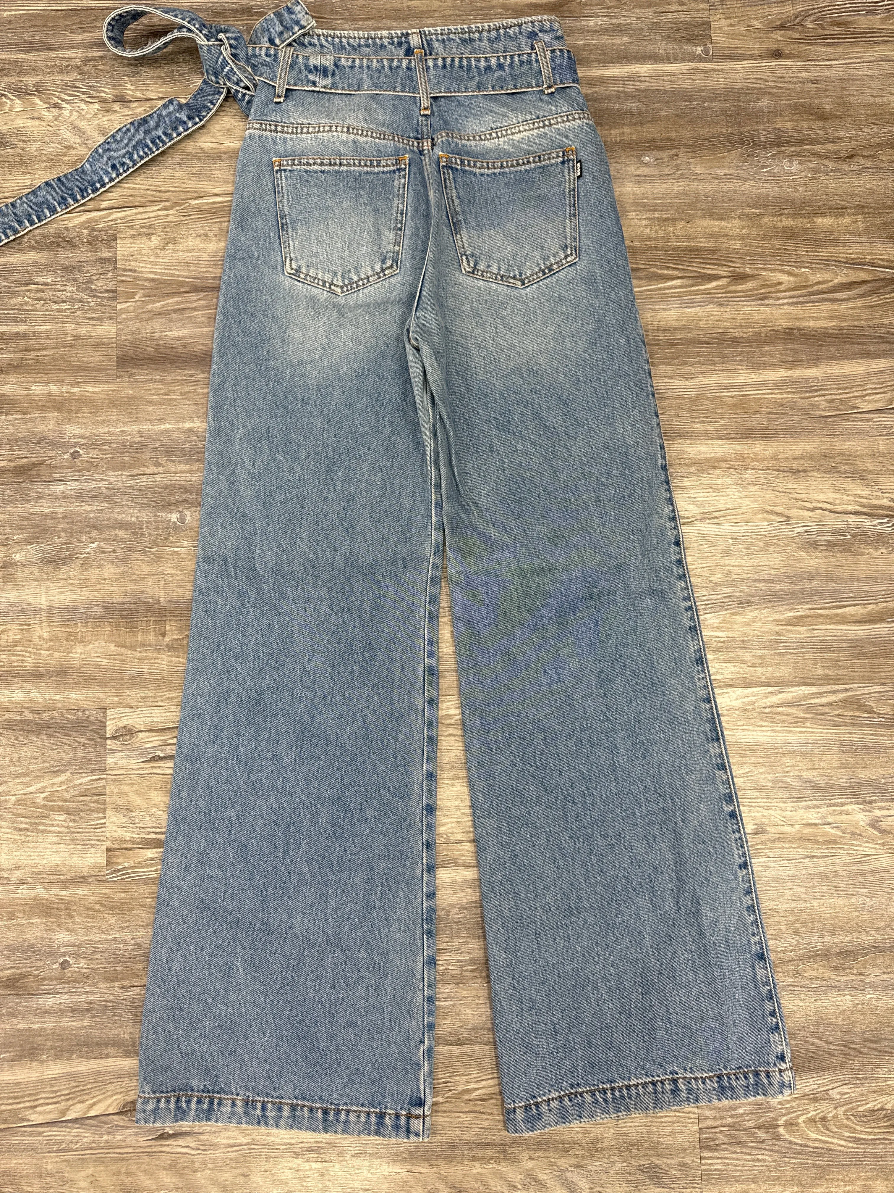 Jeans Boot Cut By MSGM In Blue Denim, Size: 40