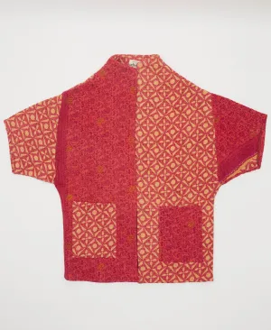 Kantha Cocoon Quilted Jacket - No. 230607 - Medium