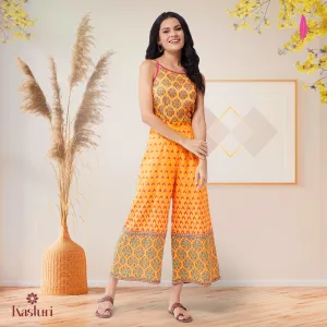 Kasturi Digital Printed Raglan Jumpsuit