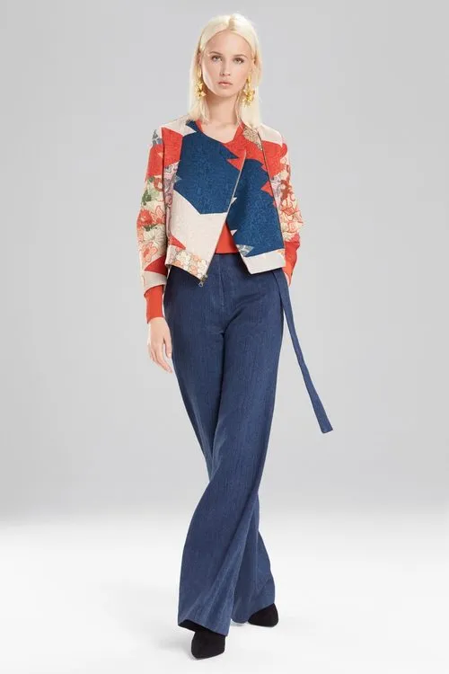 Kimono Patchwork Crop Jacket