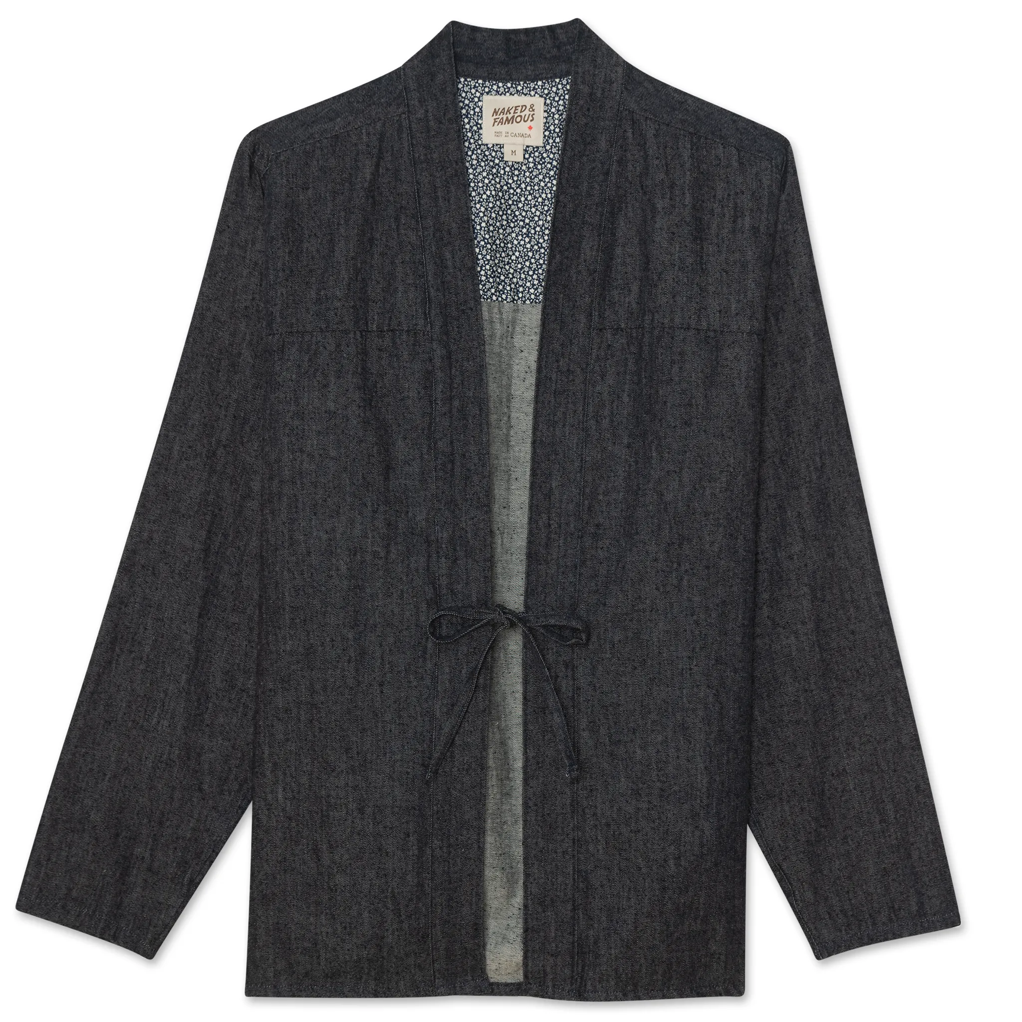 Kimono  Shirt - Slub Nep Rinsed Denim