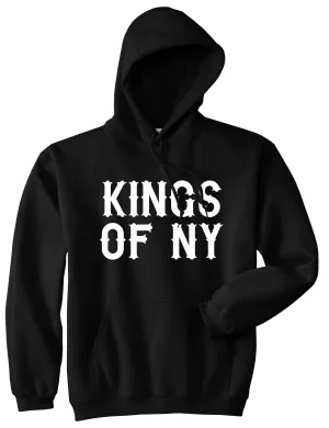 Kings Of NY Retro Font Logo Boys Kids Pullover Hoodie Hoody