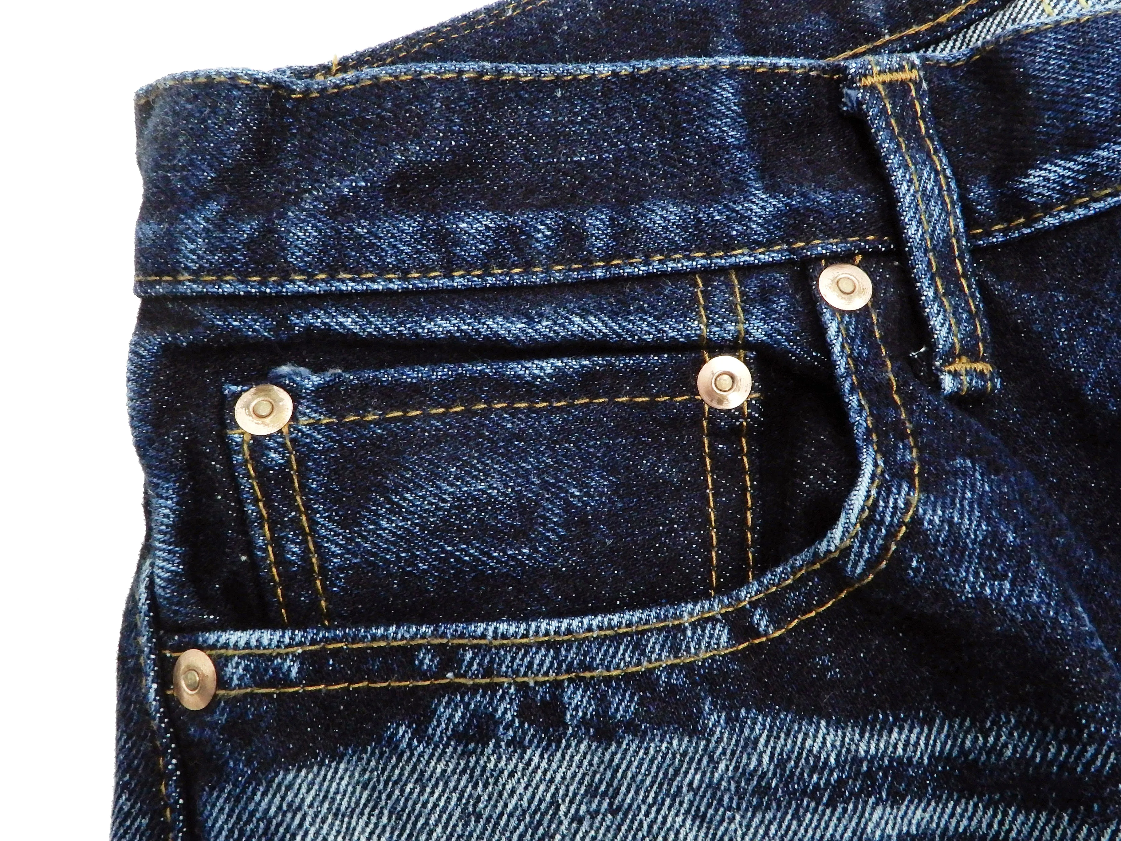 Kojima Genes Jeans Men's Pre Faded 23 Oz. Selvedge Denim Regular Fit Straight rnb108uw RNB-108UW