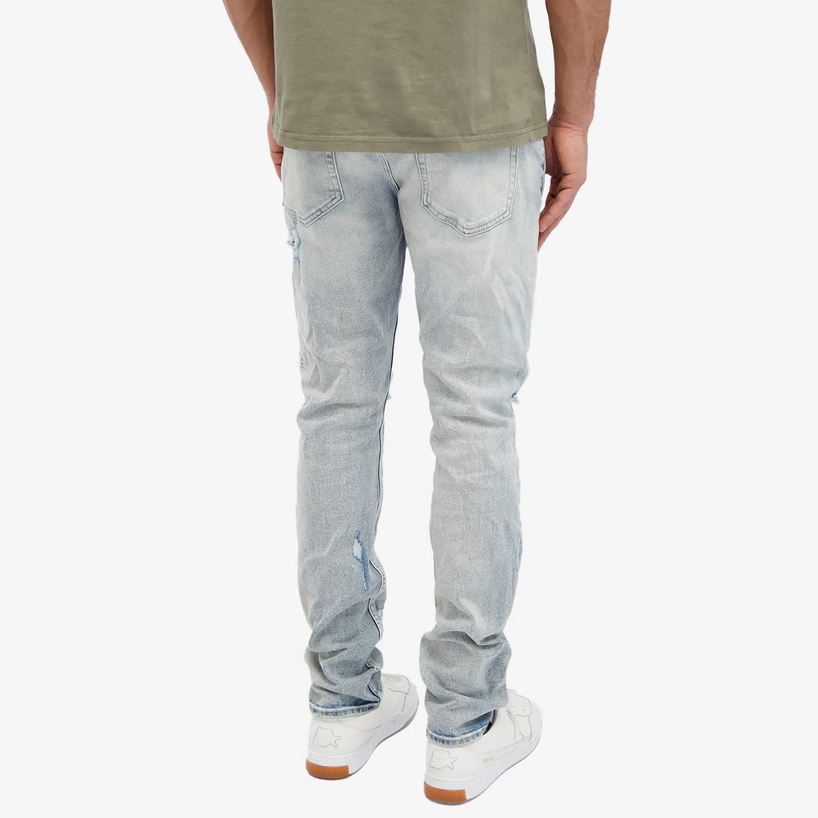 Ksubi Chitch Punk Blue Shred Jeans, Denim