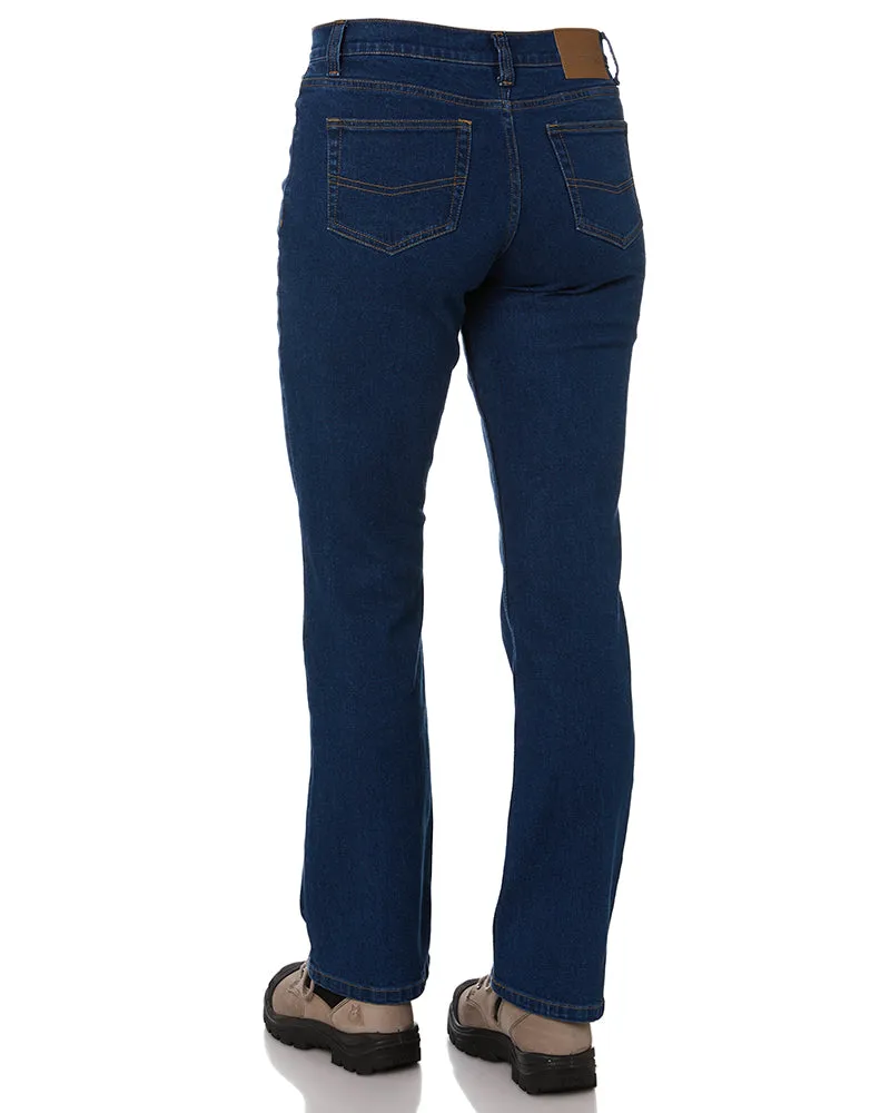 Ladies Stretch Denim Jeans - Denim