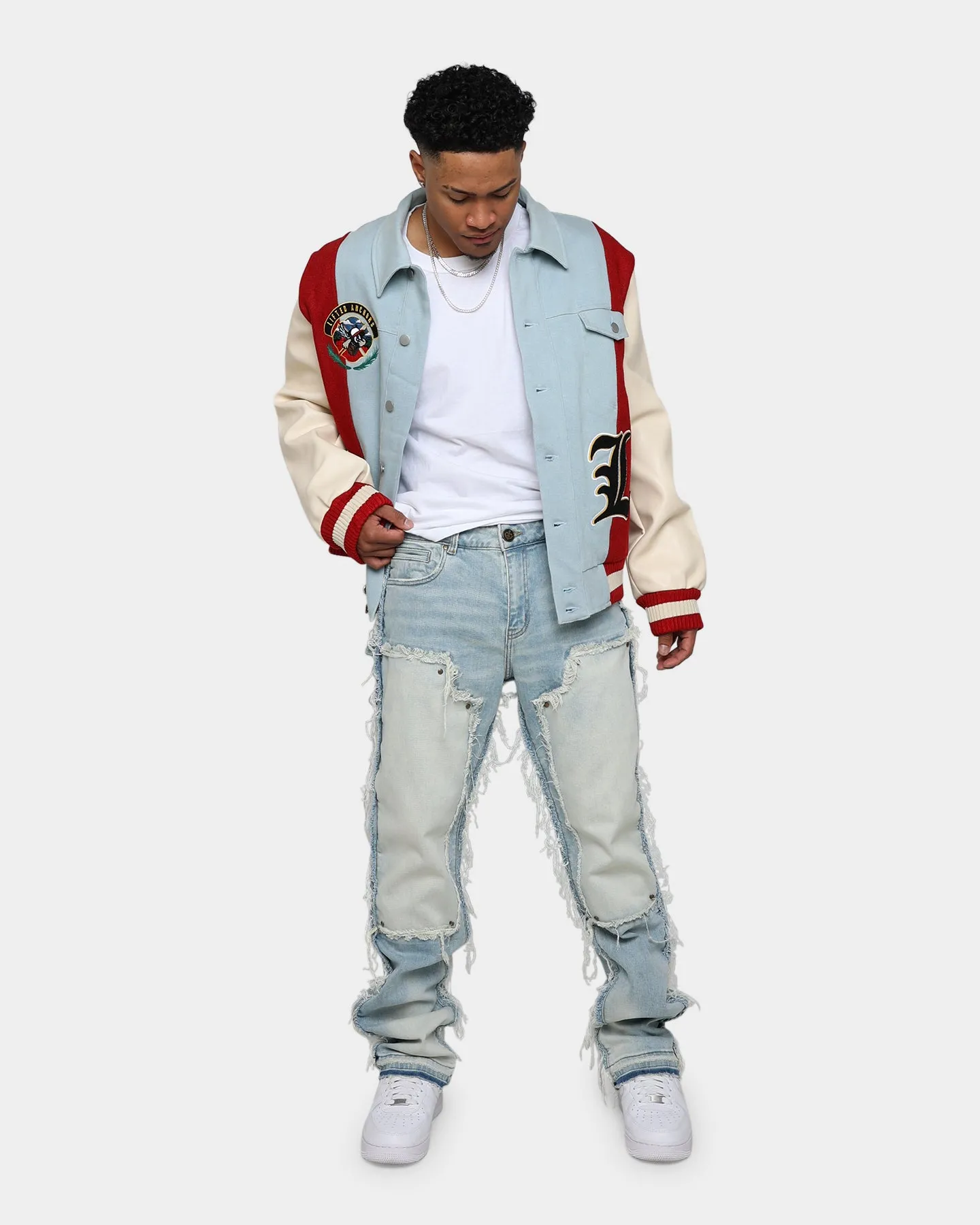 Lifted Anchors "Contemporary" Carpenter Denim Pants Light Blue