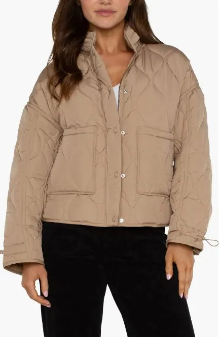 Liverpool Quilted Jacket Camel