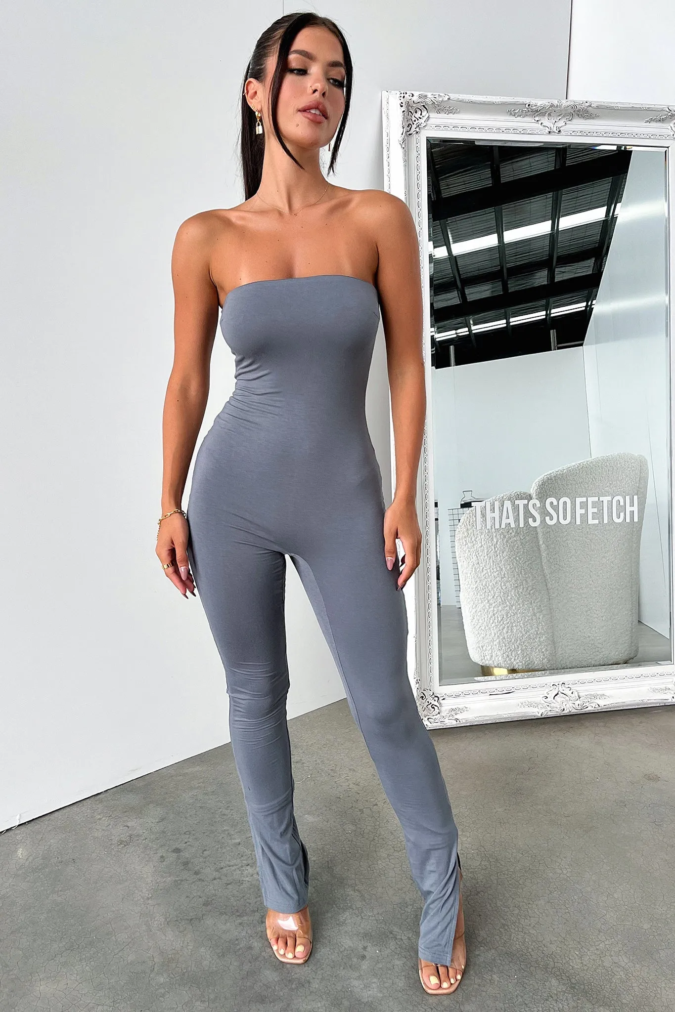 Lotani Jumpsuit - Charcoal