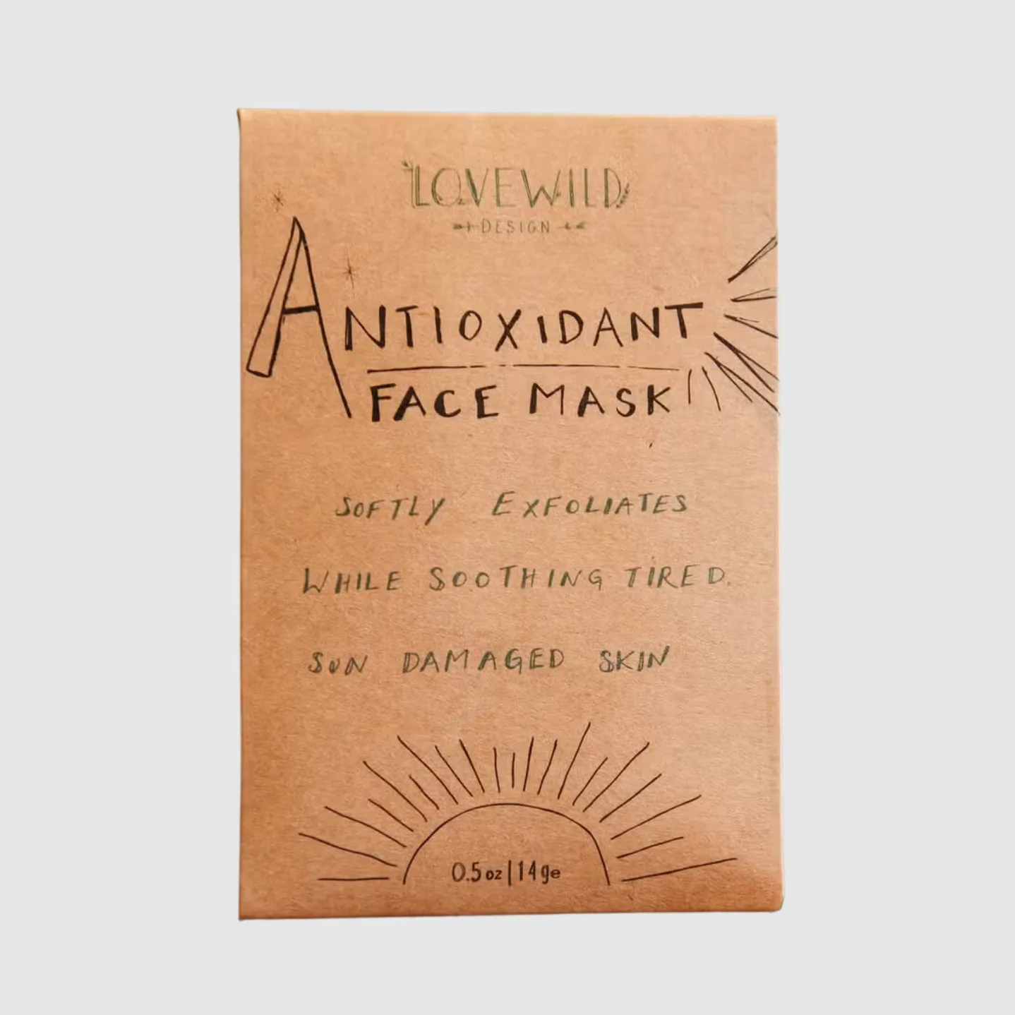 lovewild anti-oxident face mask