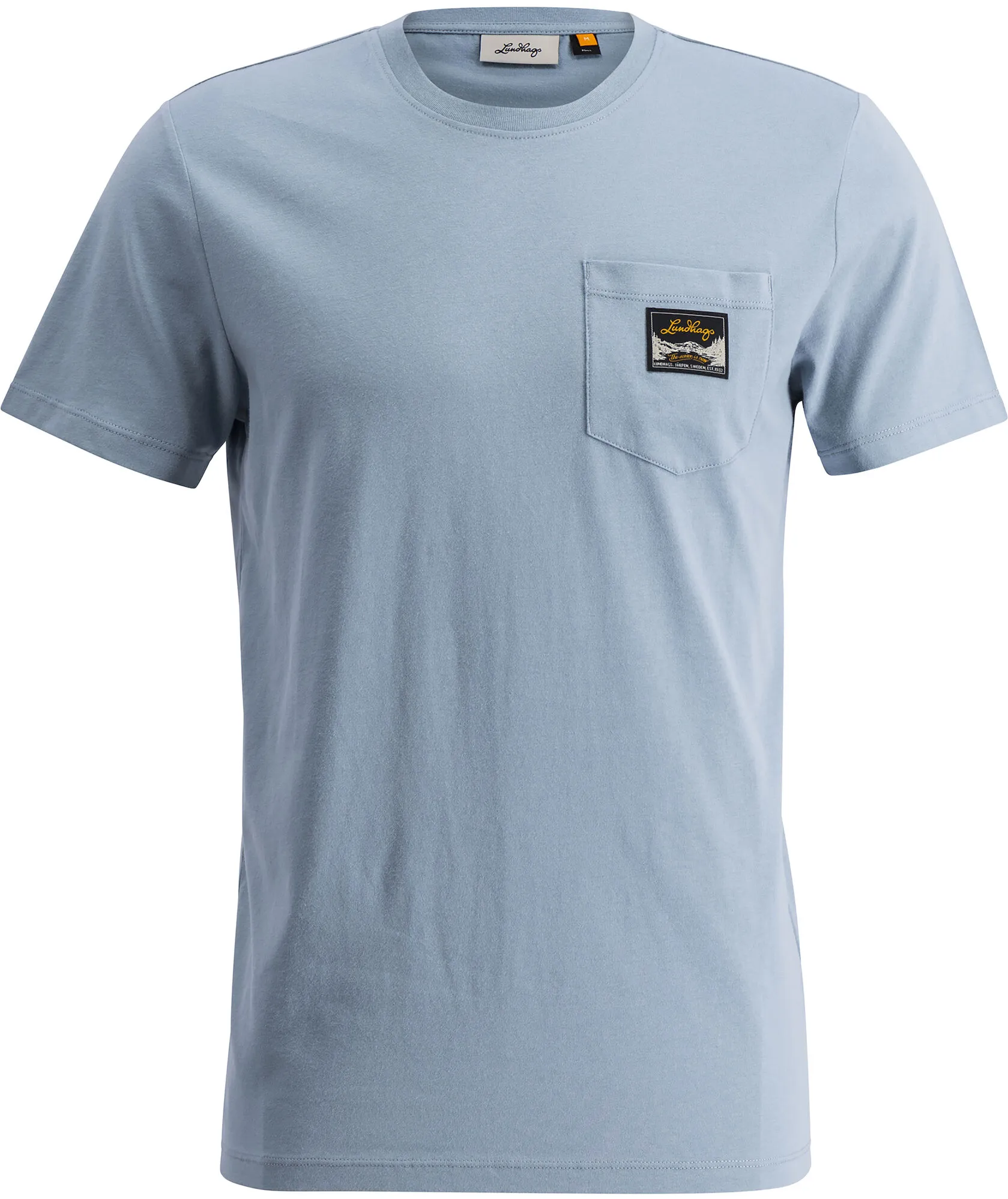 Lundhags Men&#x27;s Knak Tee Faded Denim | Buy Lundhags Men&#x27;s Knak Tee Faded Denim here | Outnorth