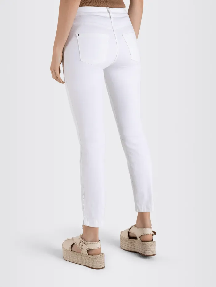 Mac Jeans WHITE M Dream Chic Cropped Jeans 5471 0355L D010