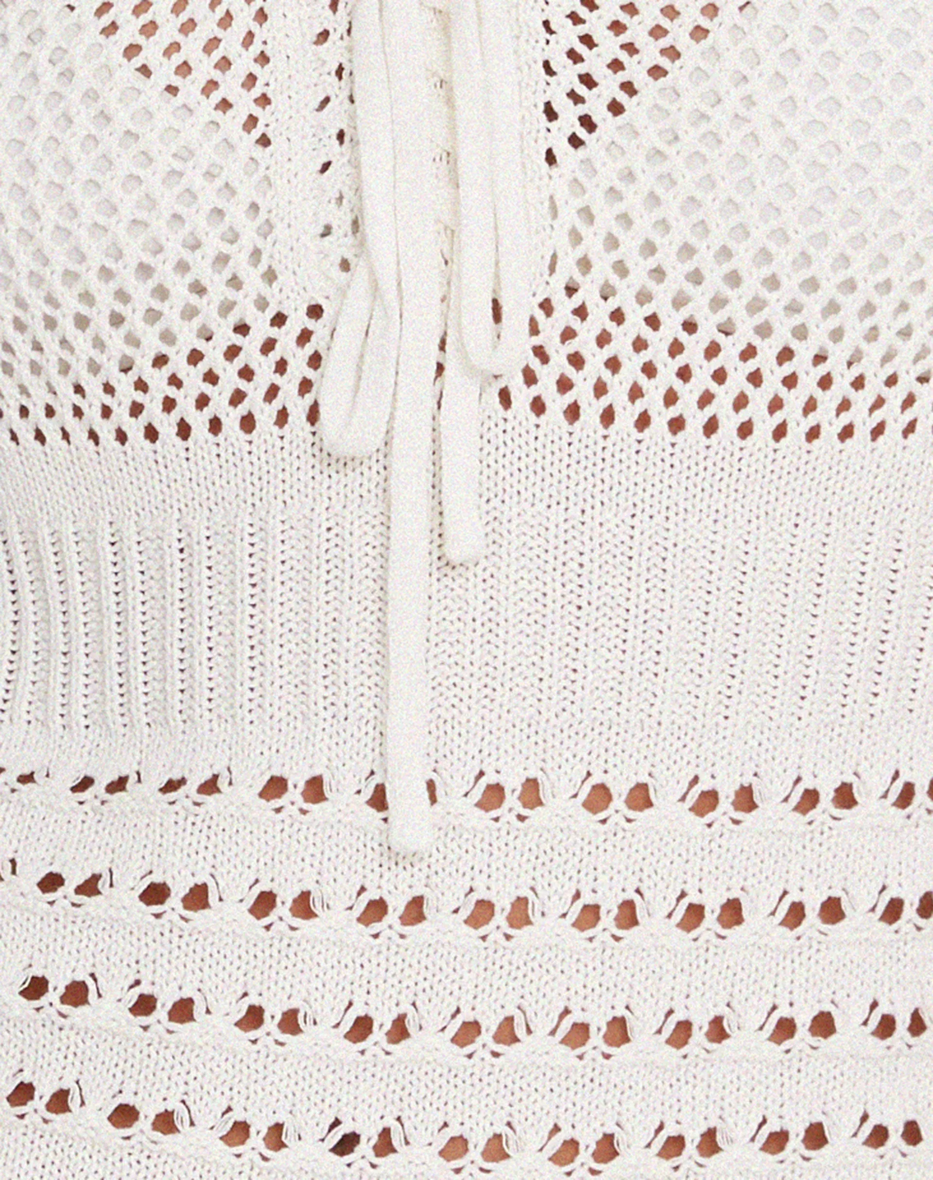 Maika Knitted Top in Marshmallow