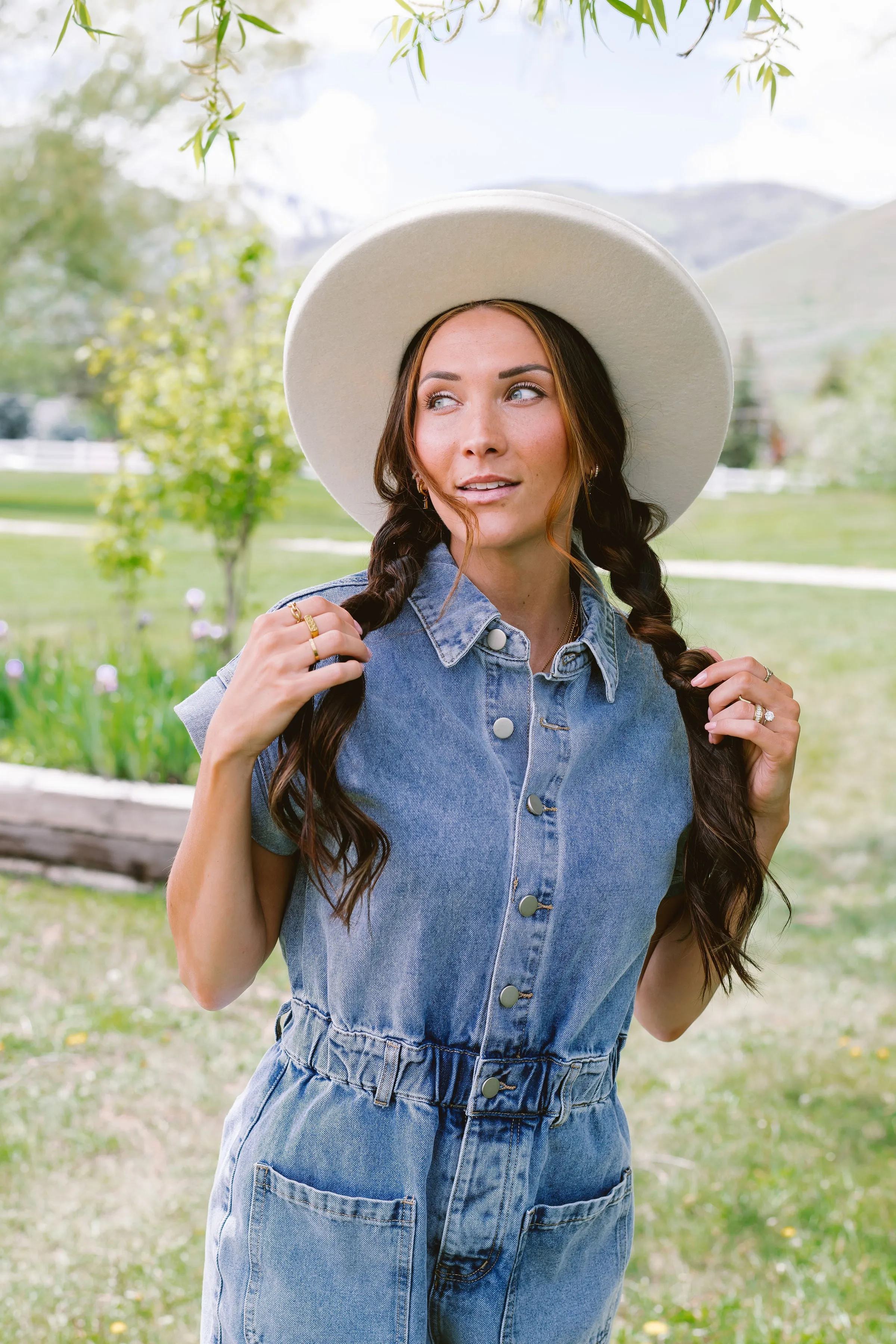 Malibu Denim Romper // Denim