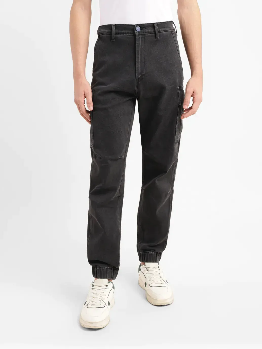 Men's Black Jogger Fit Jeans