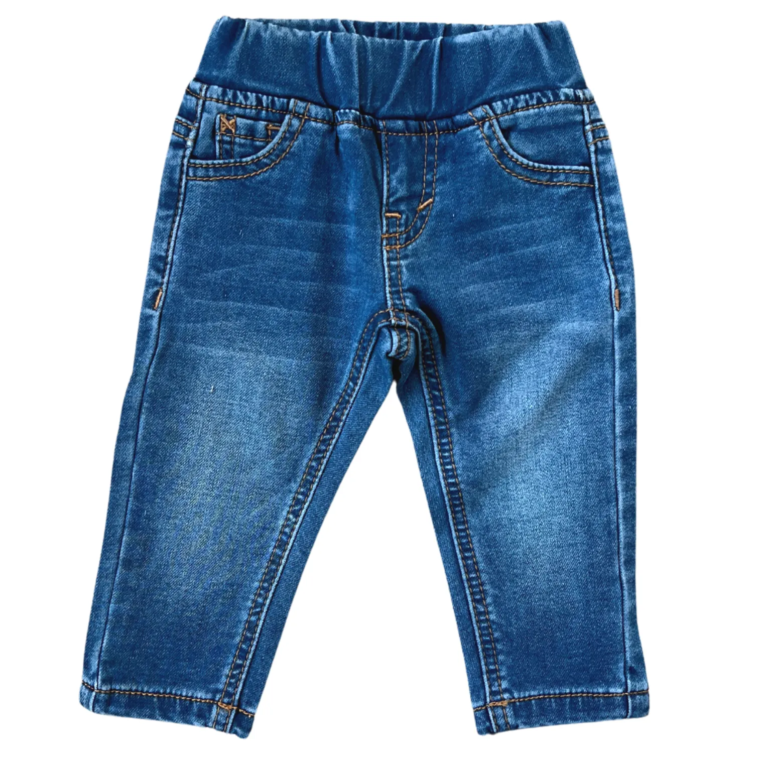 Mid Blue Wash Denim Jeans