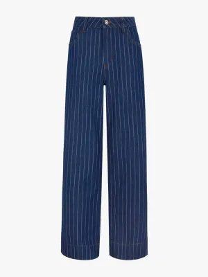 Miso pinstripe straight leg jeans