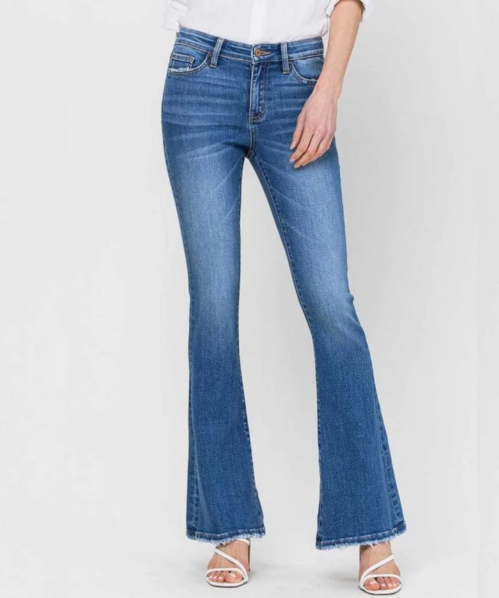 NEW Tall Women's Jeans - 34" Mid-Rise Flare Jean