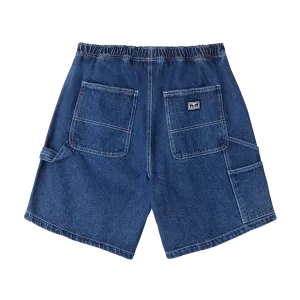 Obey Easy Denim Carpenter Short - Stone Wash Indigo