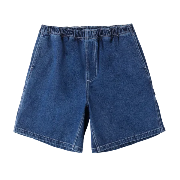 Obey Easy Denim Carpenter Short - Stone Wash Indigo