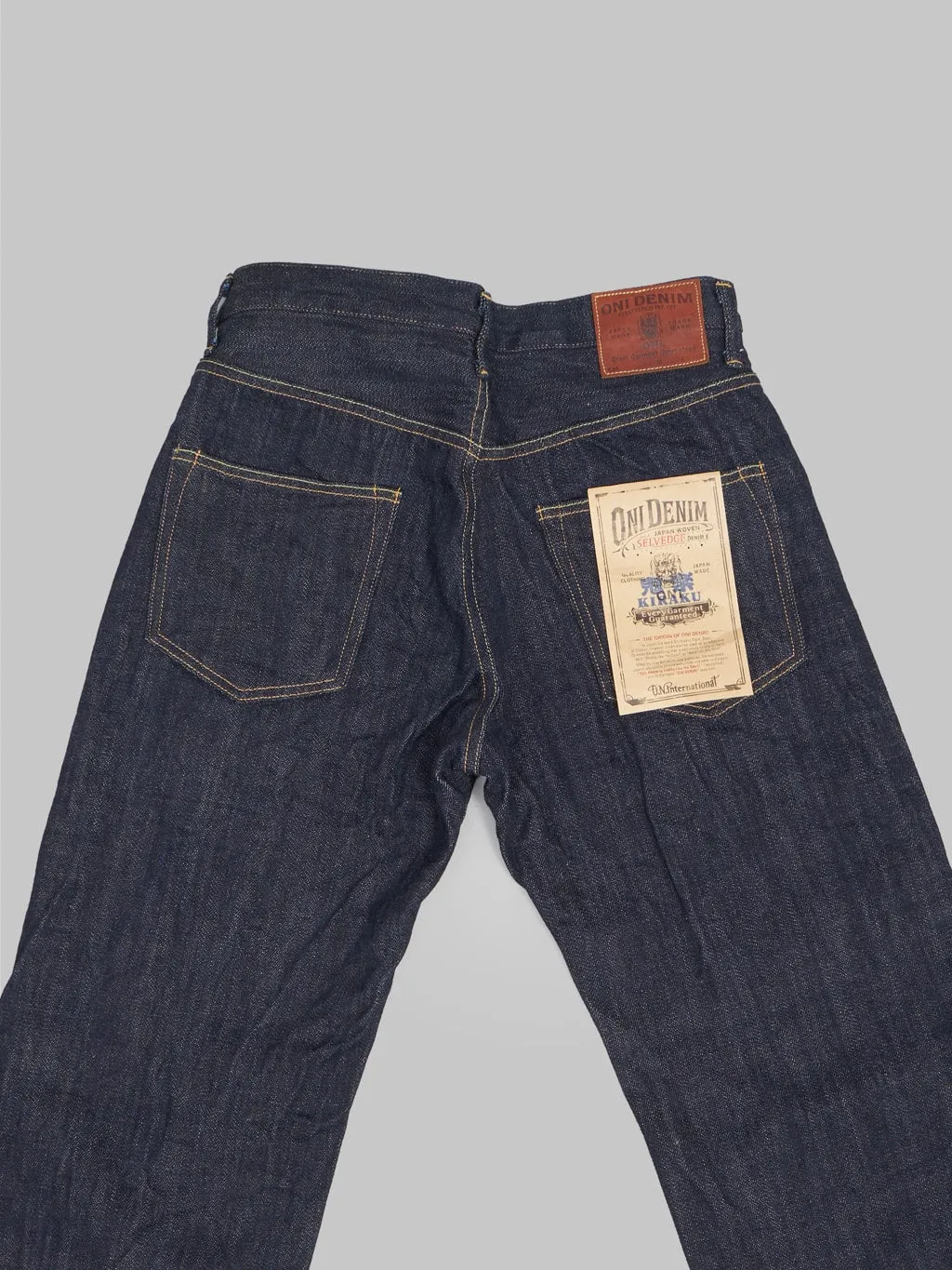 ONI Denim 022-KI "Kiraku" 12oz Relax Straight Jeans