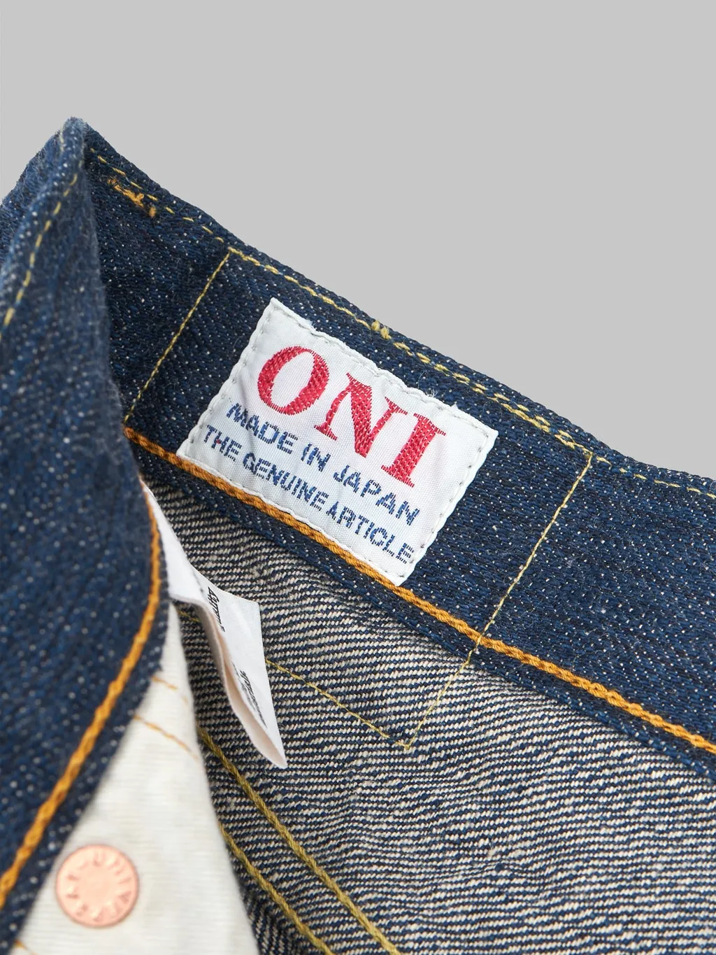 ONI Denim 288 "Kiwami" 16oz Natural Indigo Regular Straight Jeans