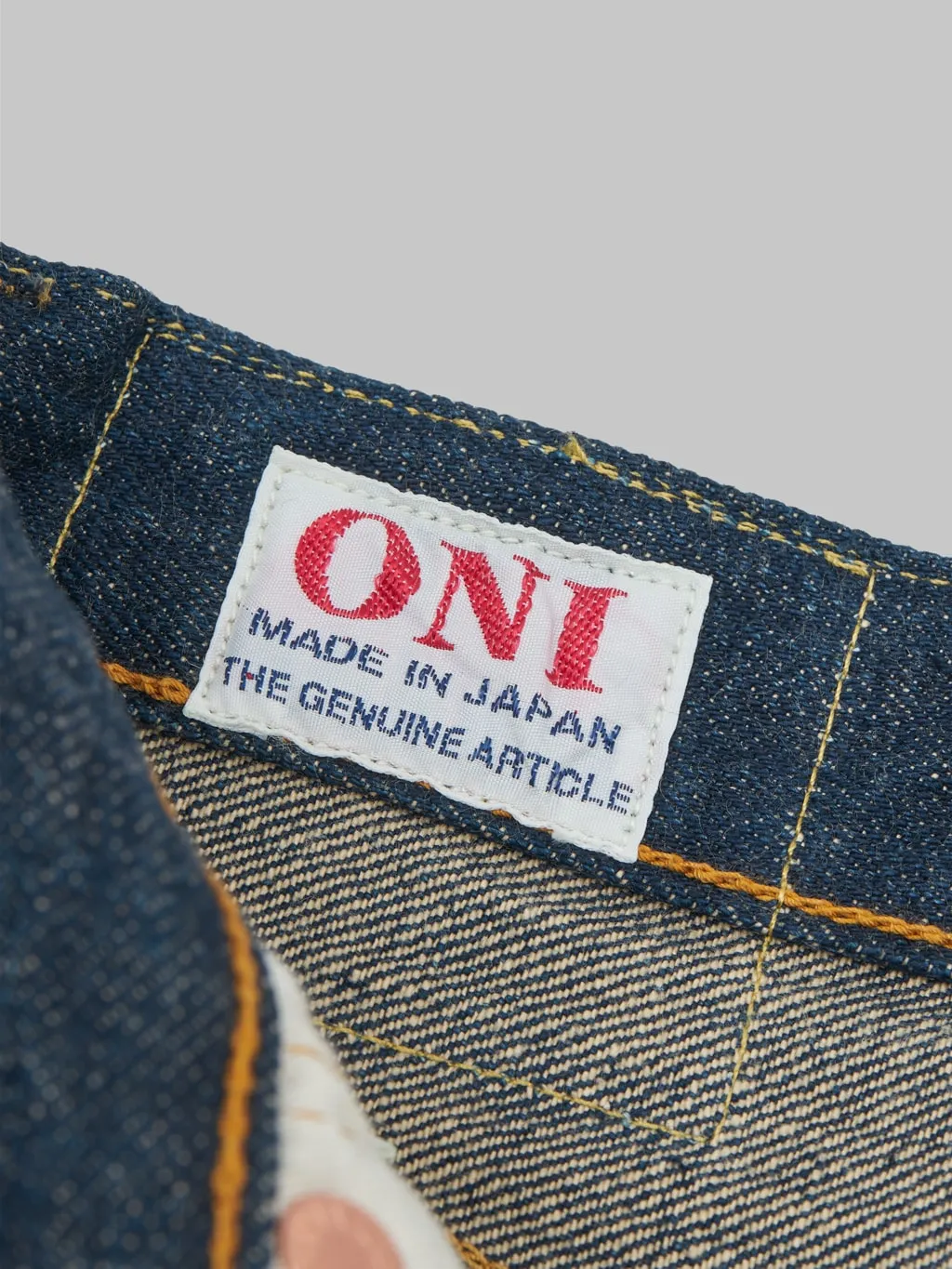 ONI Denim 295 "Ishikawadai" 15oz Cinch-Back Loose Straight Jeans