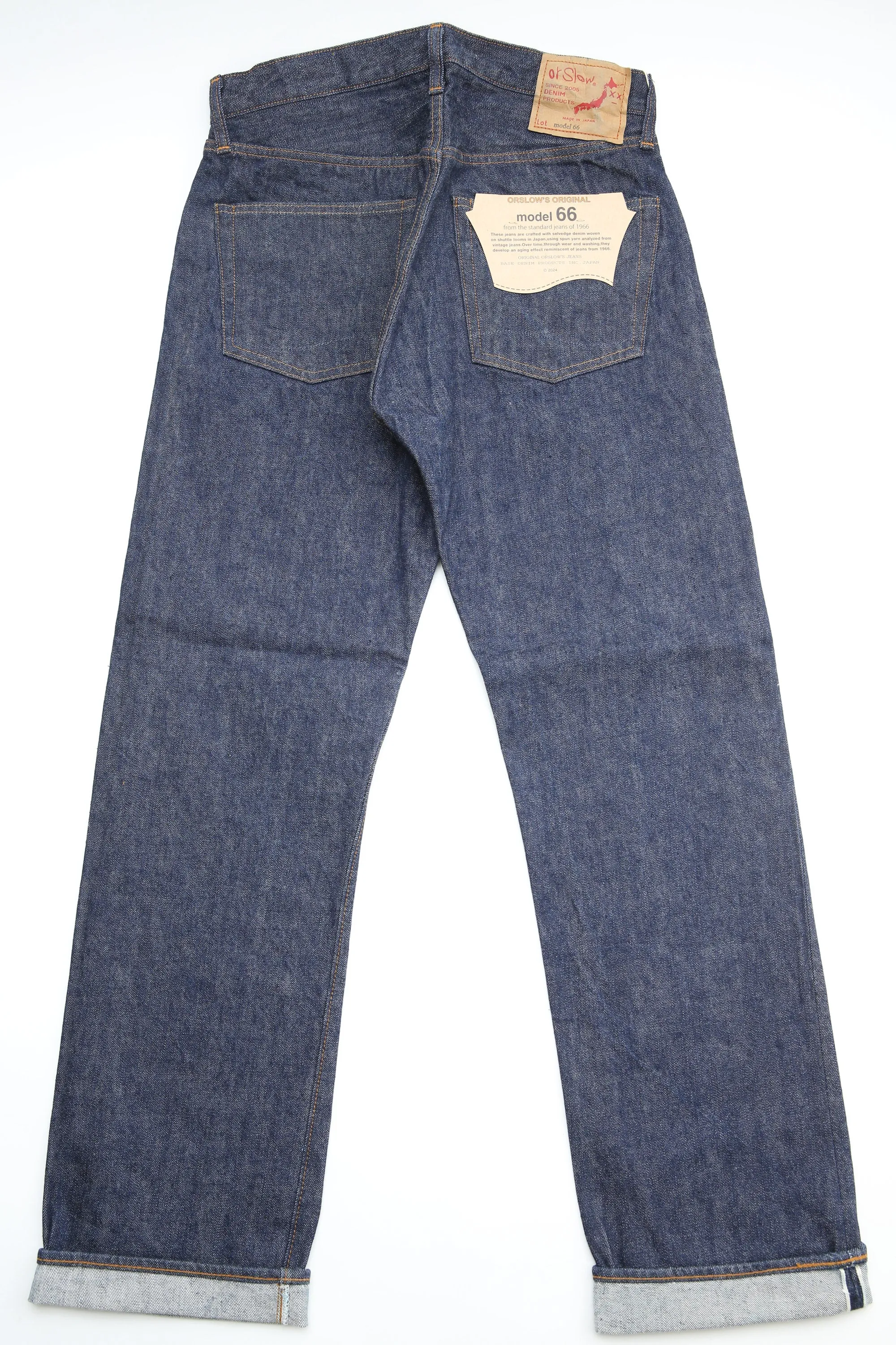 orSlow MODEL 66 1966's STANDARD DENIM PANTS - One Wash