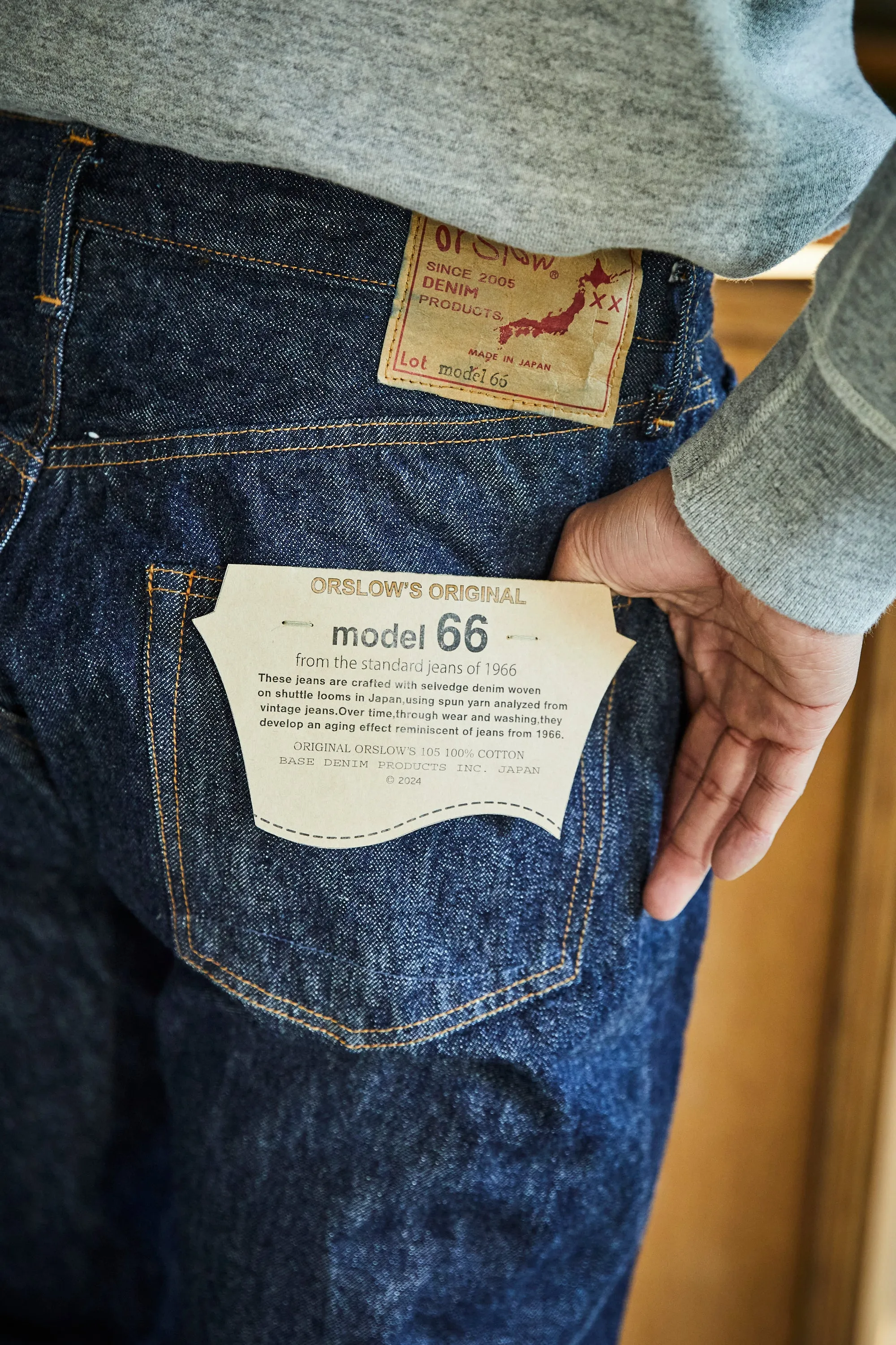 orSlow MODEL 66 1966's STANDARD DENIM PANTS - One Wash