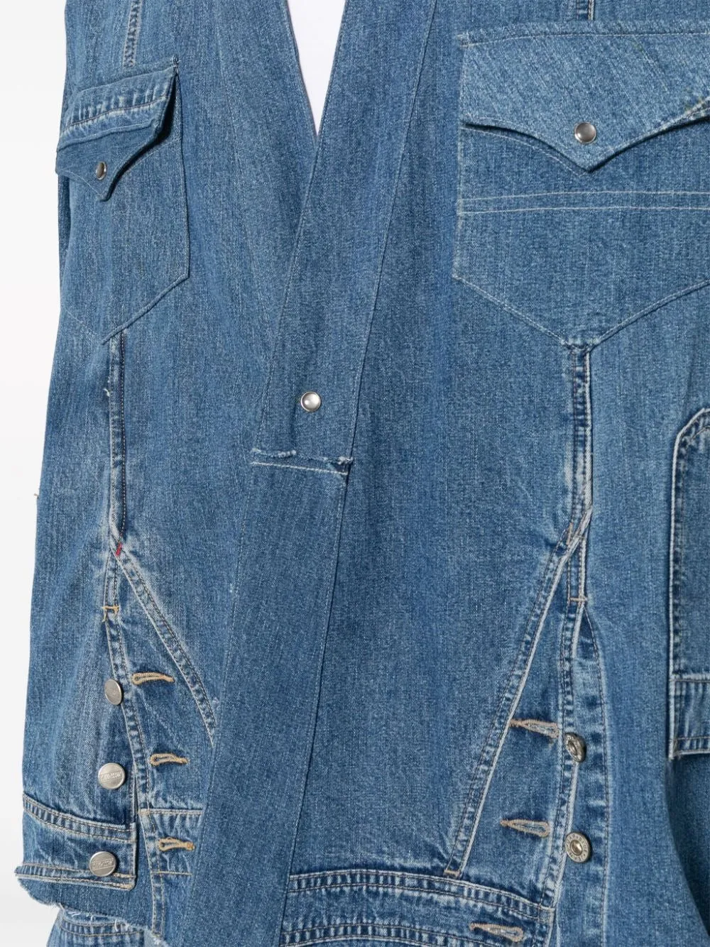 OVERALL PALMS KIMONO DENIM JACKET