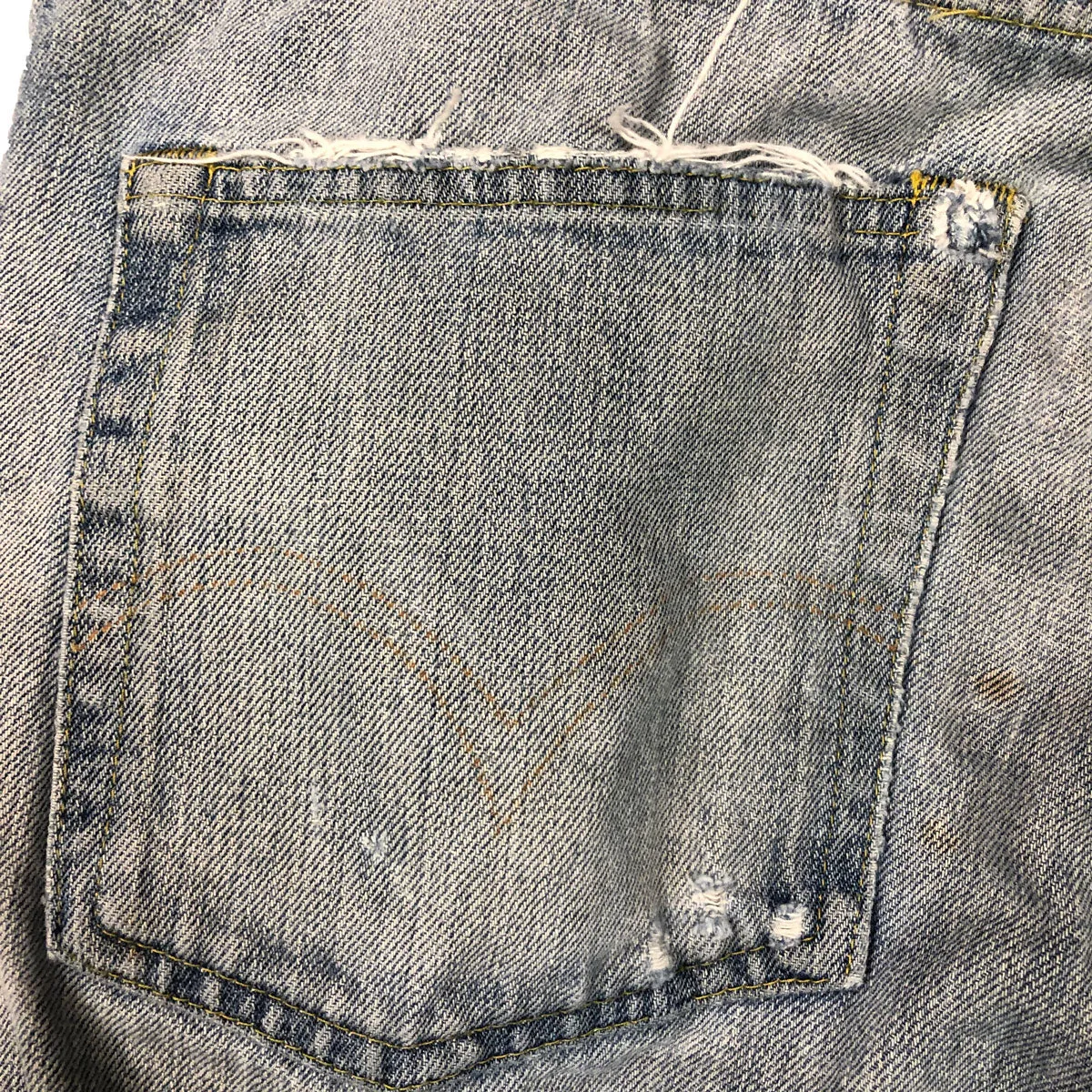 Patched Levi's 501 xx Limited Big E Redline Denim Jeans