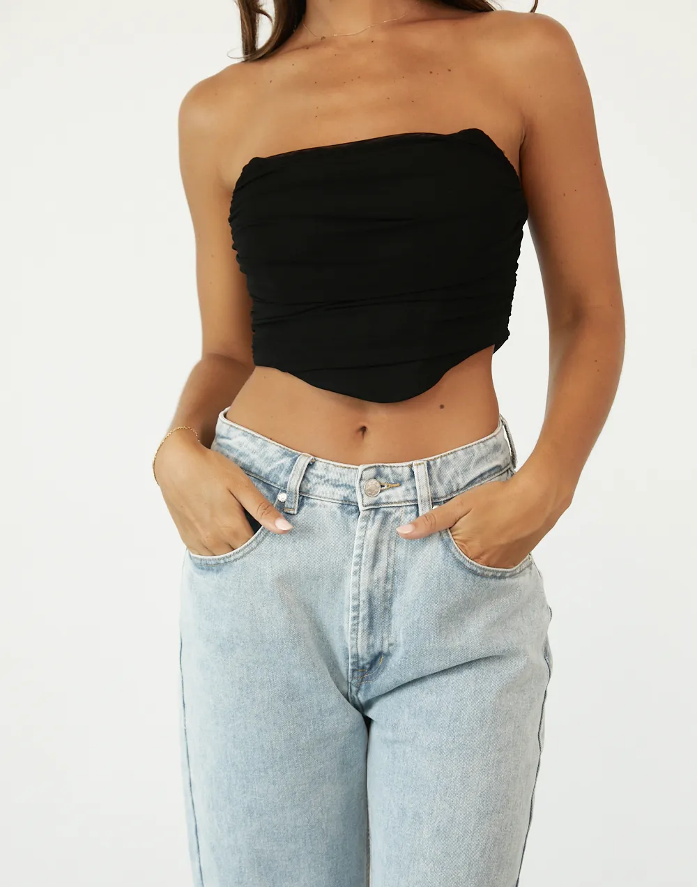 Payton Crop Top (Black)