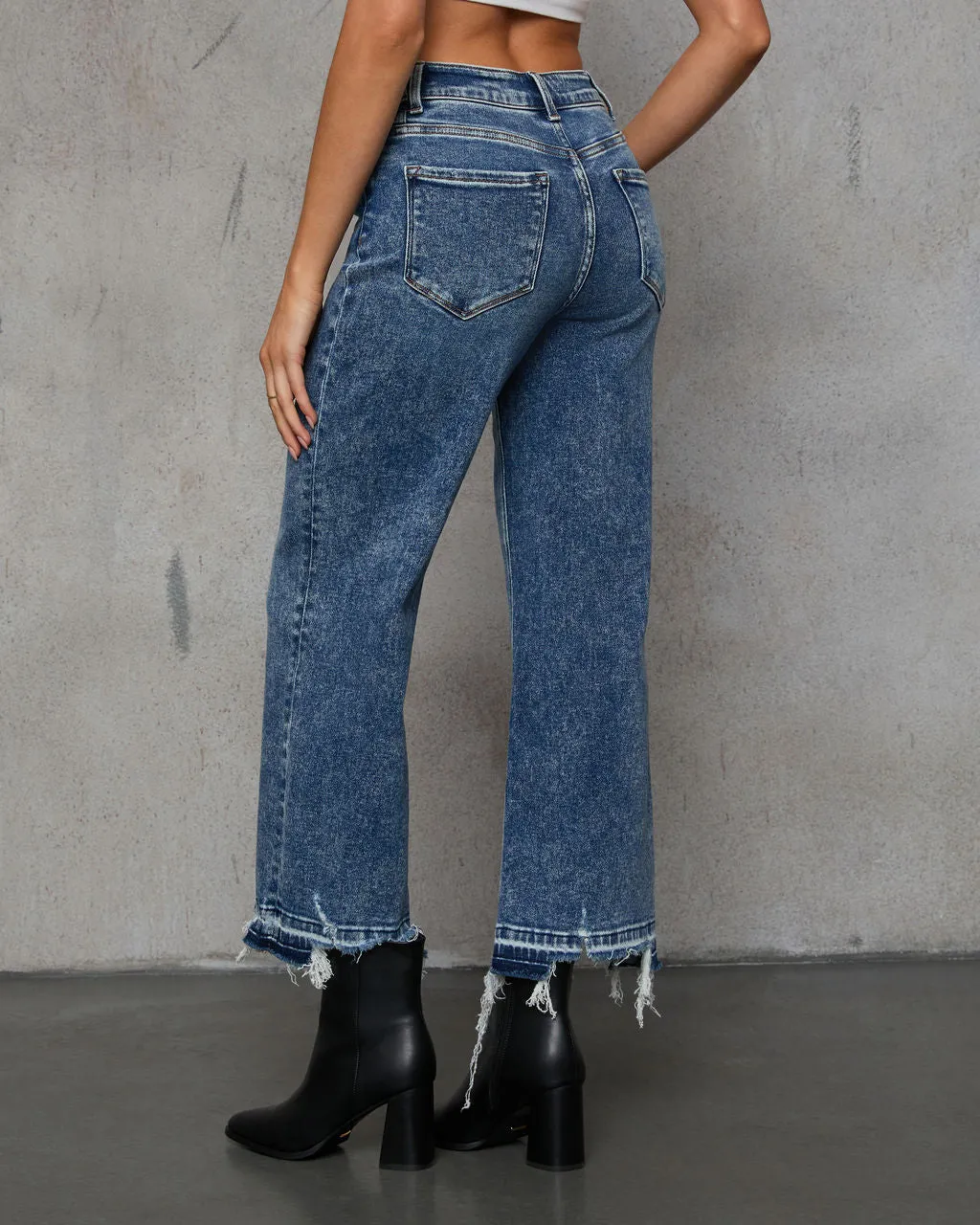 Perfect Storm High Rise Straight Leg Jeans